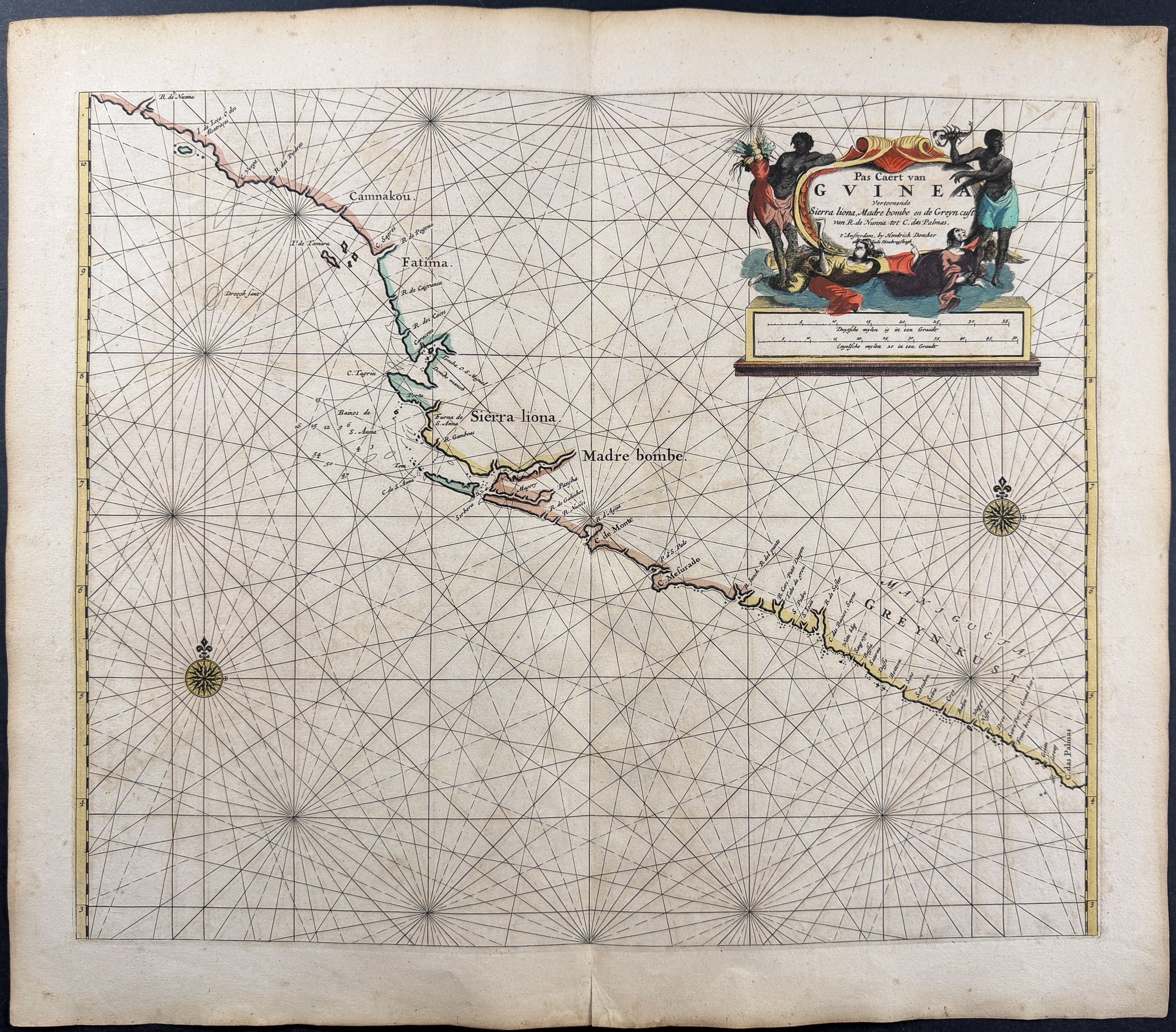 Map of Guinea Coast showing Sierra Leone