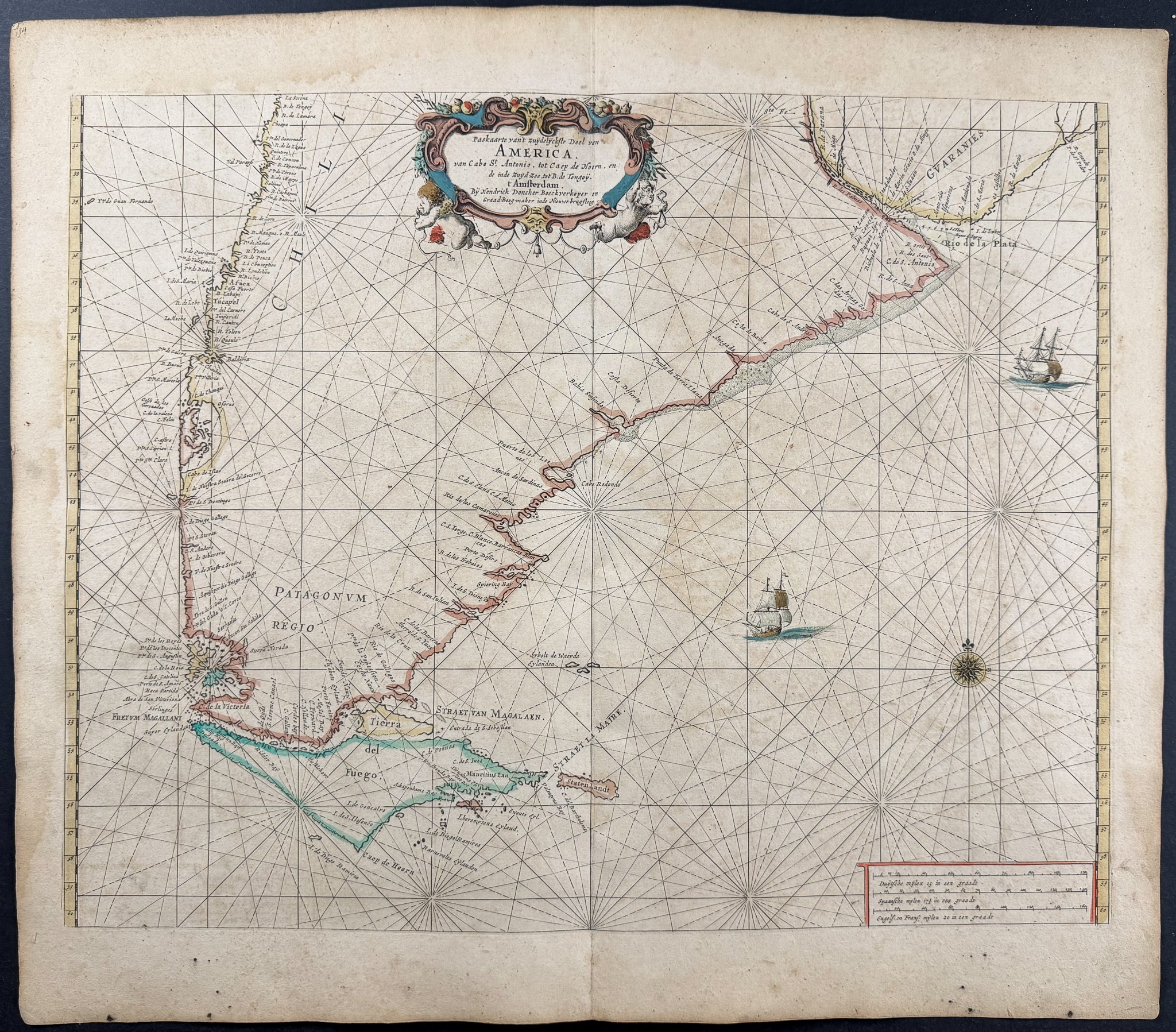 Map of Southern South America