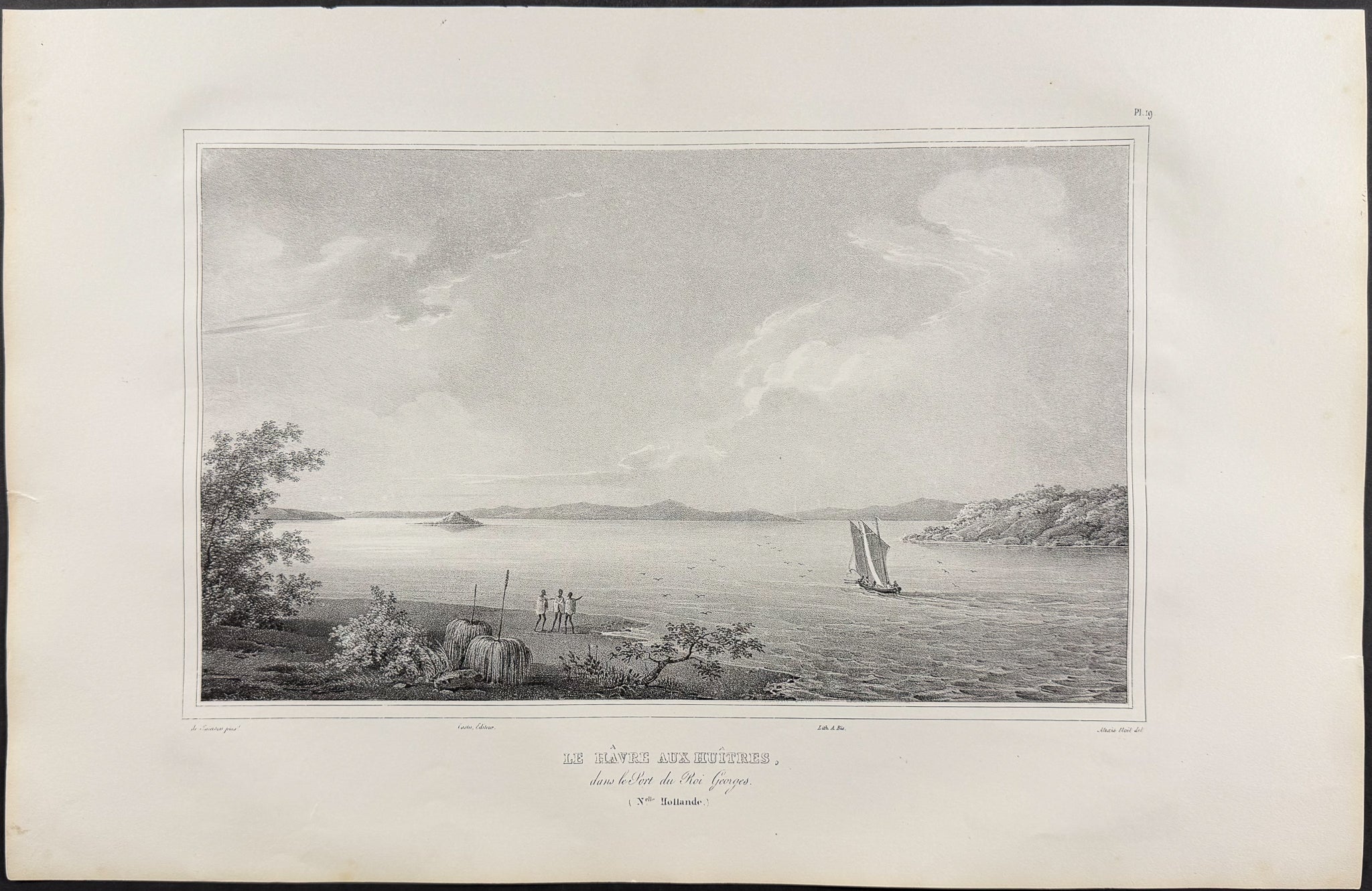 Australia; Le Havre aux Huitres, dans le Port du Roi Georges