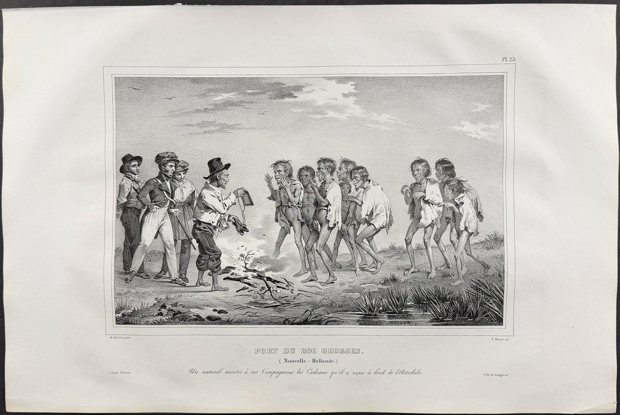 Australia; Port du Roi Georges (Nouvelle Hollande)
