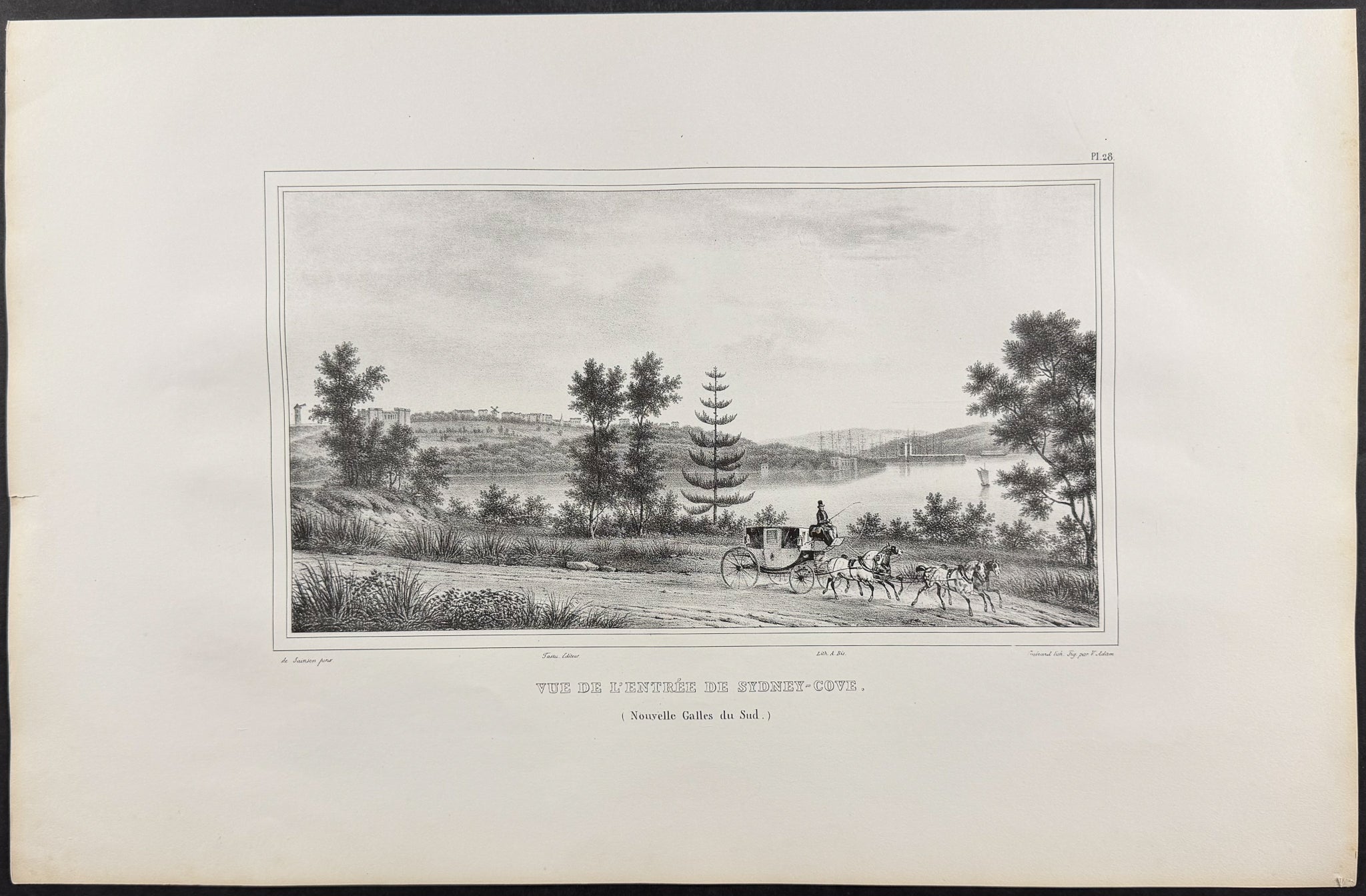 Sydney, Australia; Vue de l'Entrée de Sydney-Cove (Nouvelle Galles du Sud)