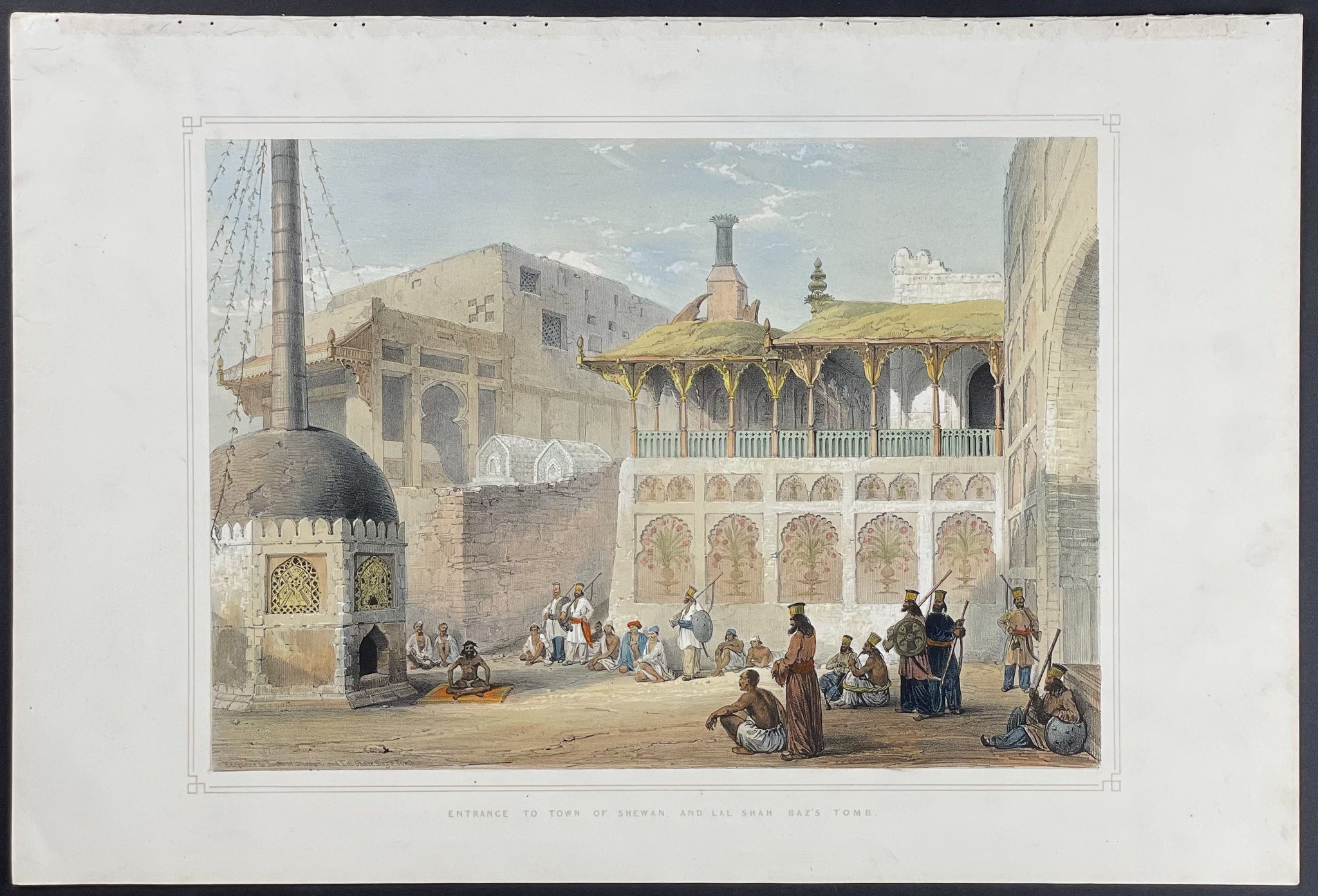 Entrance to Town of Shewan, and Lal Shah Baz's Tomb