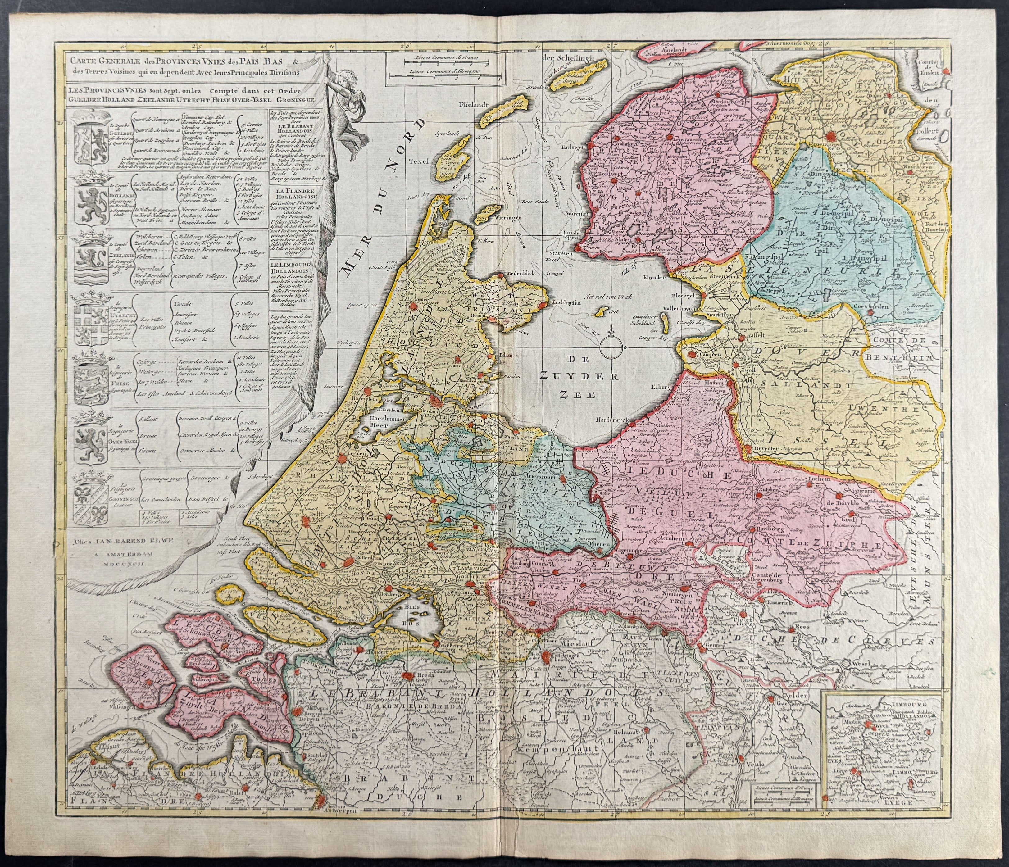 Map of the Netherlands, Provinces