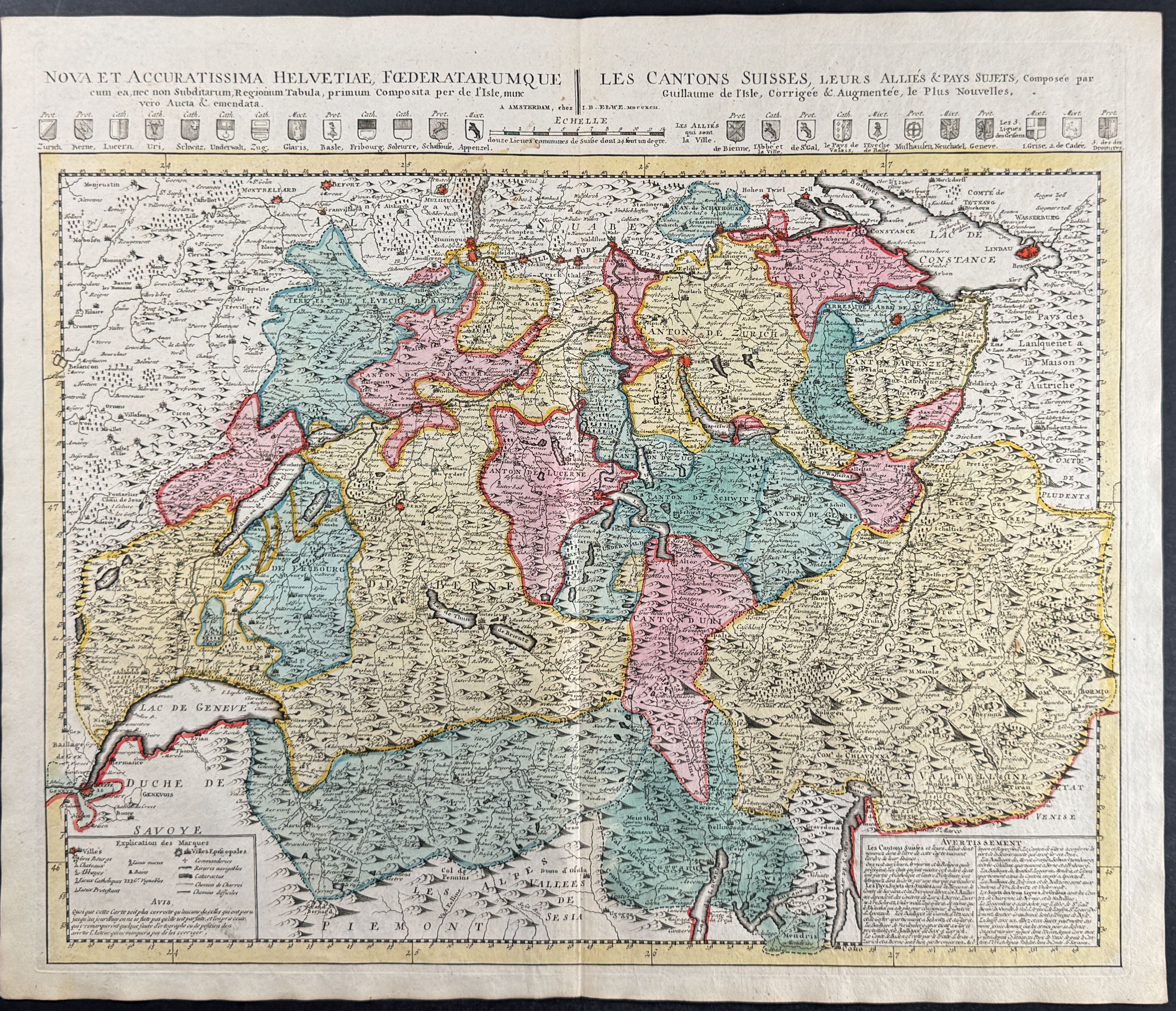 Map of Switzerland 