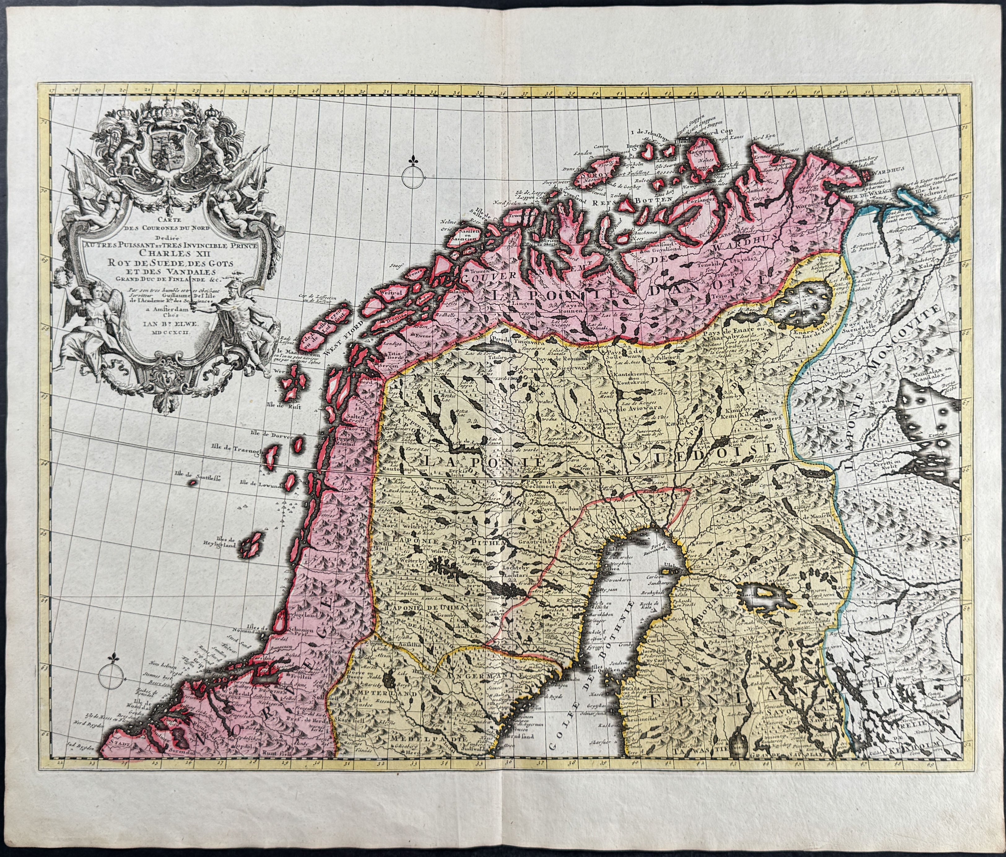 Map of Nothern Scandinavia