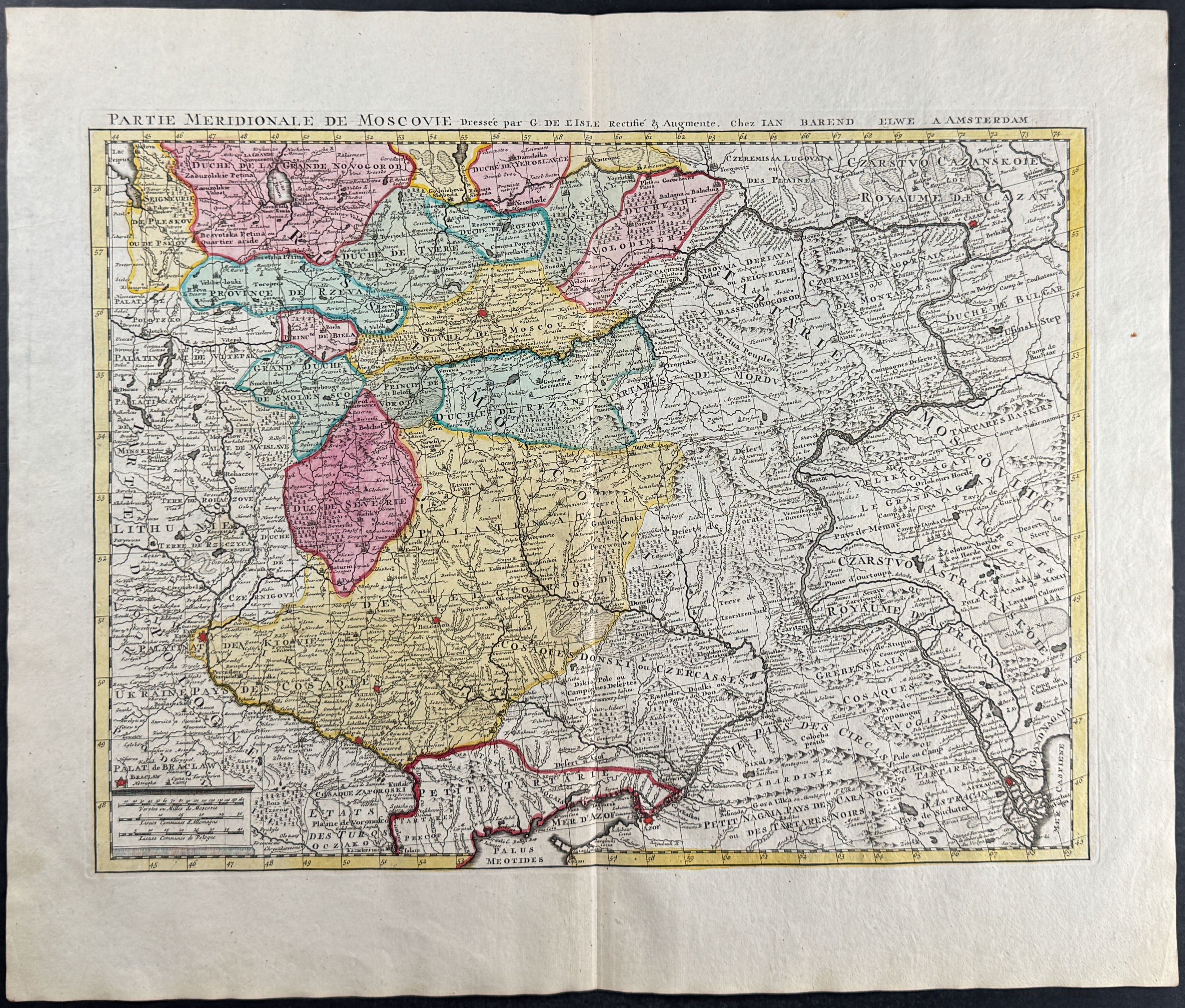 Map of Russia, Moscow region