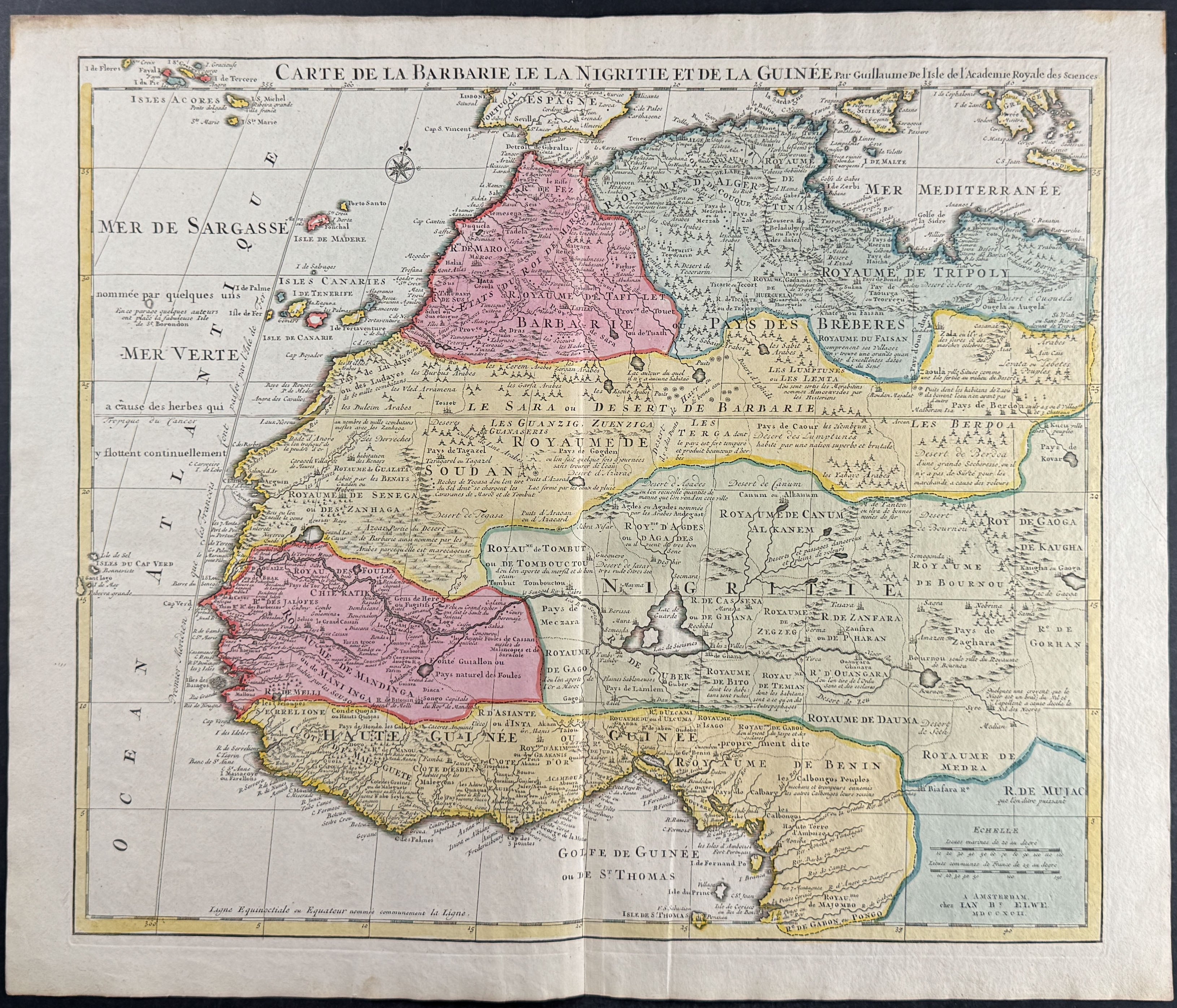 Map of Northwest Africa