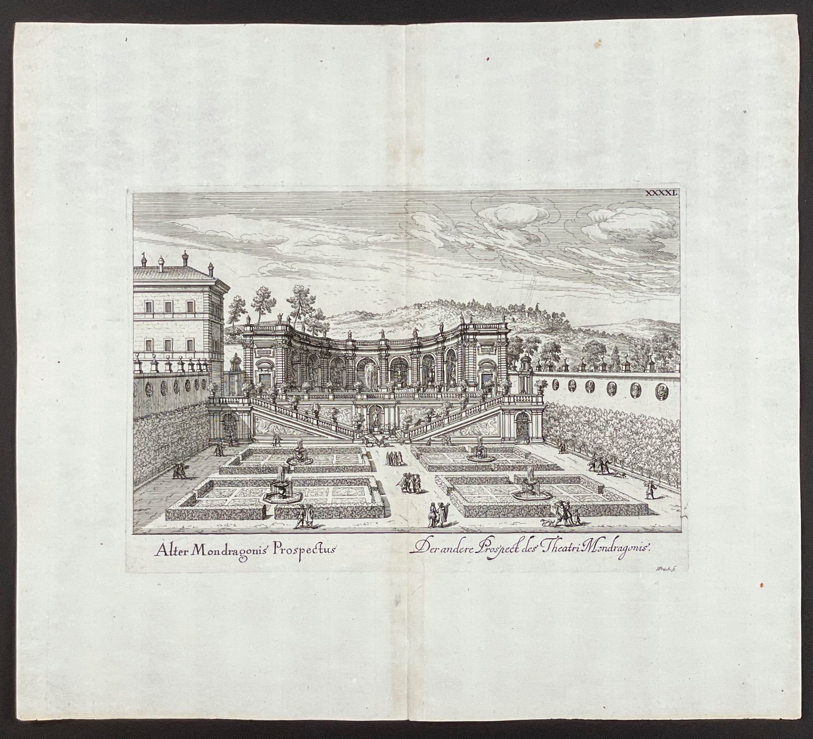 Fountain with Gardens