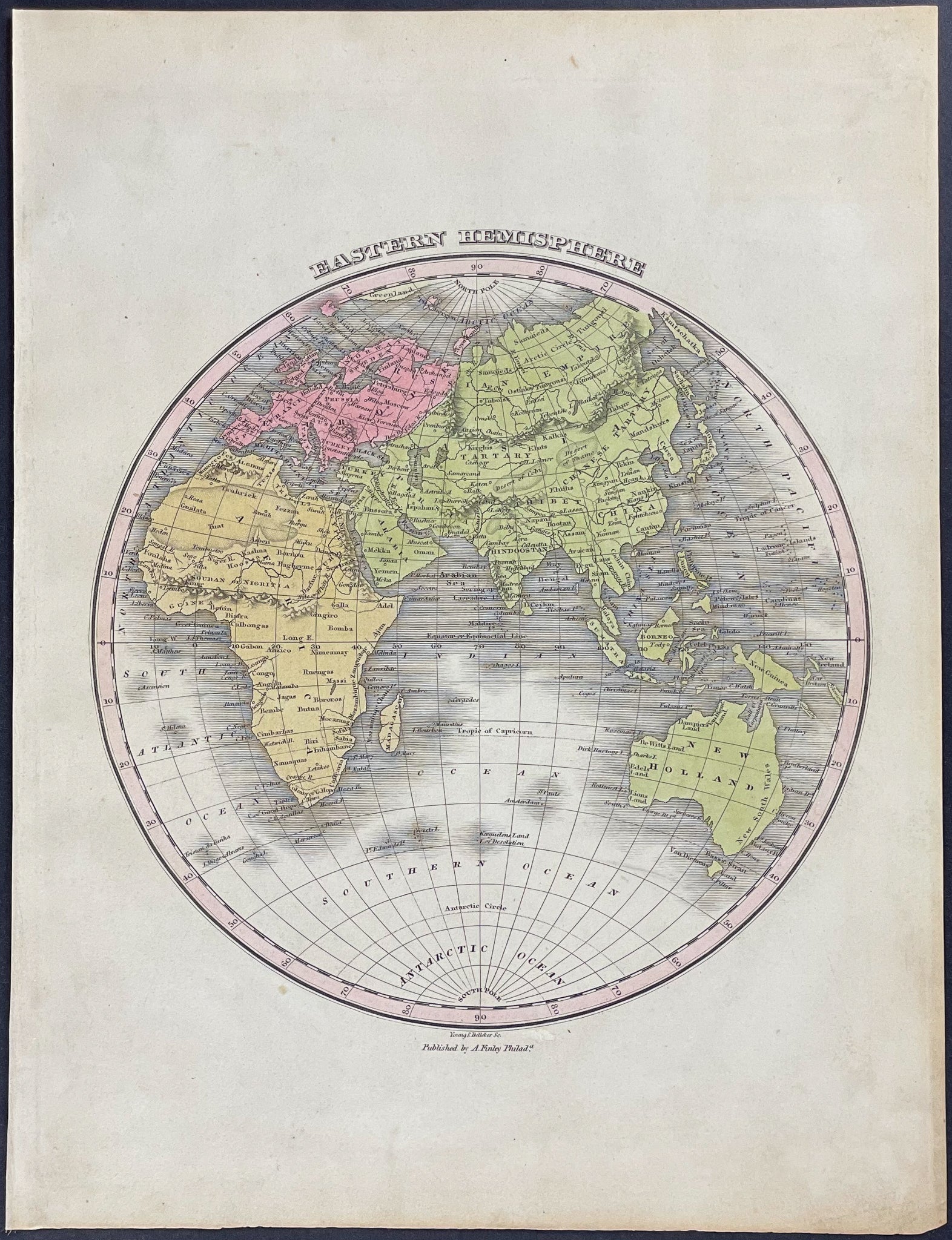 Map of Eastern Hemisphere