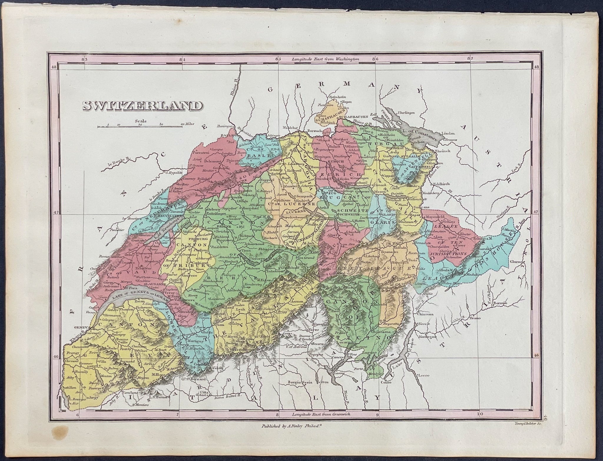 Map of Switzerland