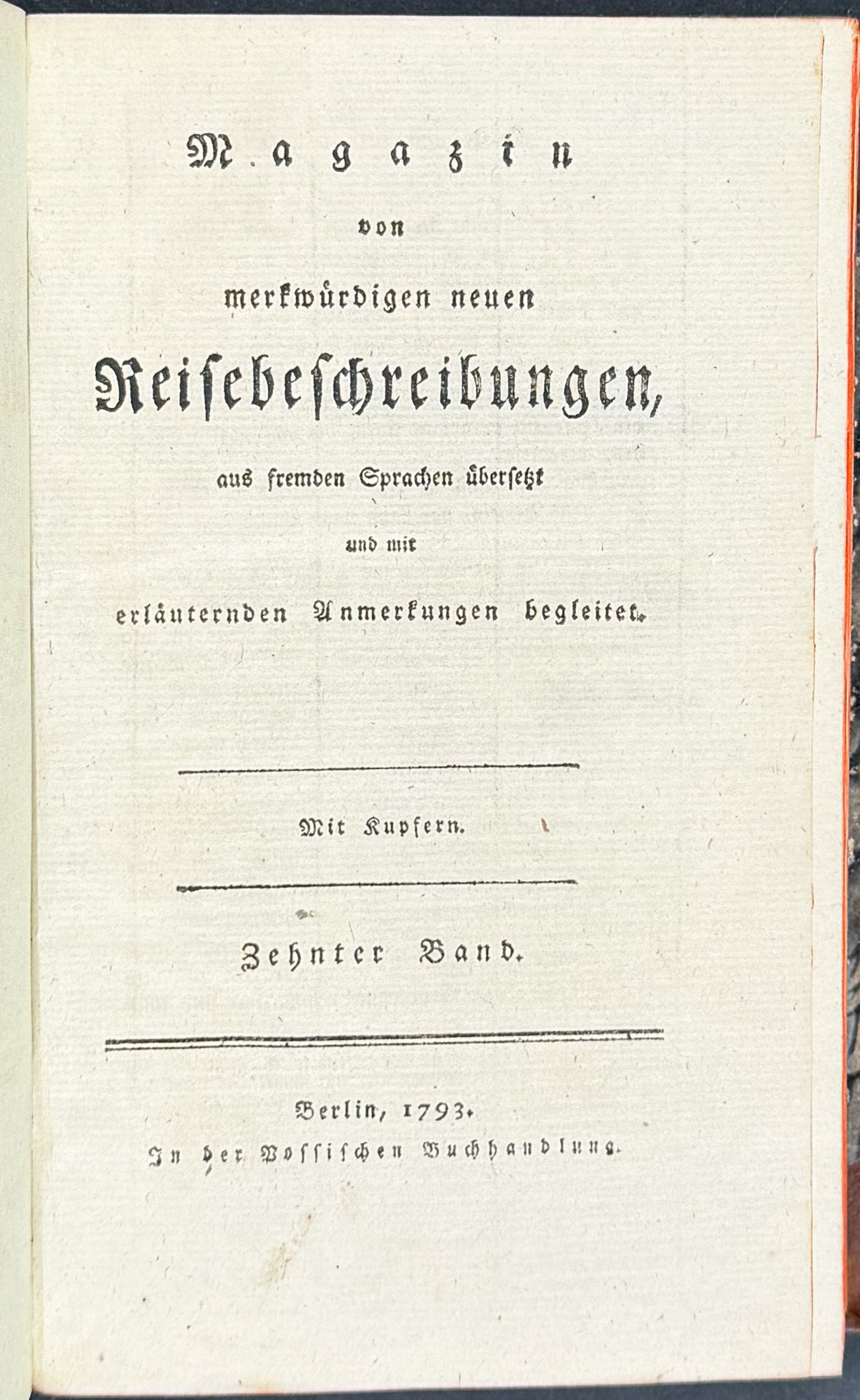Forster's Magazin - 2 Volumes with 12 Engravings