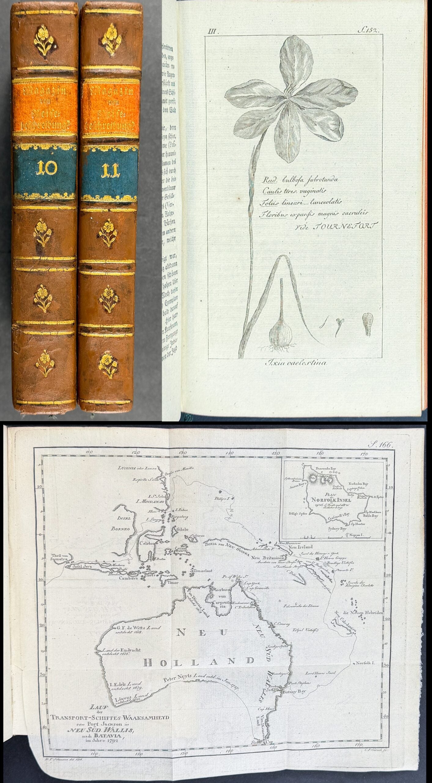 Forster's Magazin - 2 Volumes with 12 Engravings