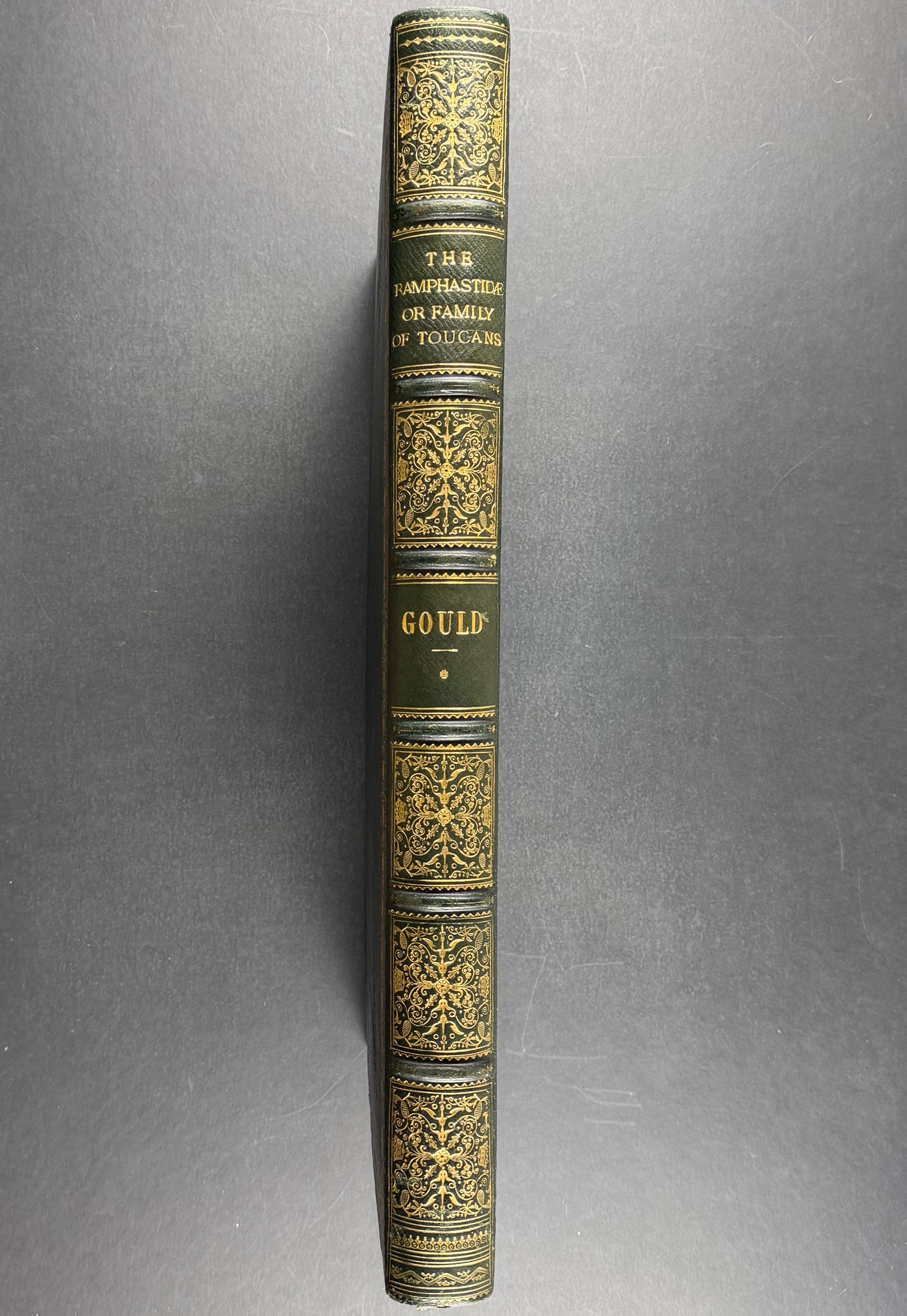 Gould's Family of Toucans - Volume with 52 Originally Hand-colored Lithographs