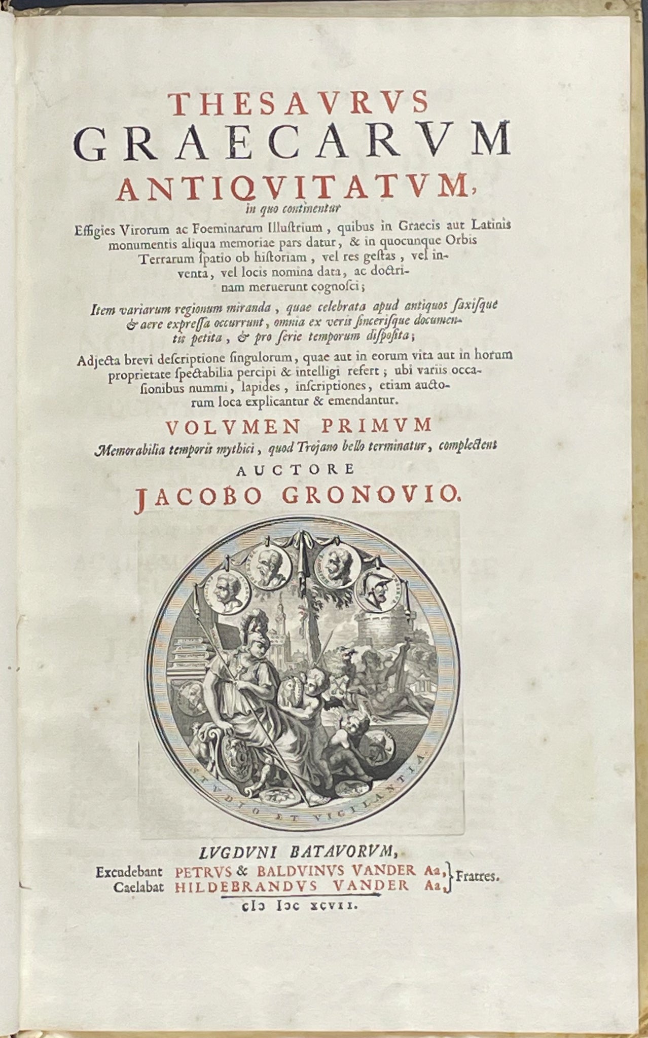 Gronovius's Thesaurus Graecarum Antiquitatum - 13 Volumes with 420 Full Page Engravings