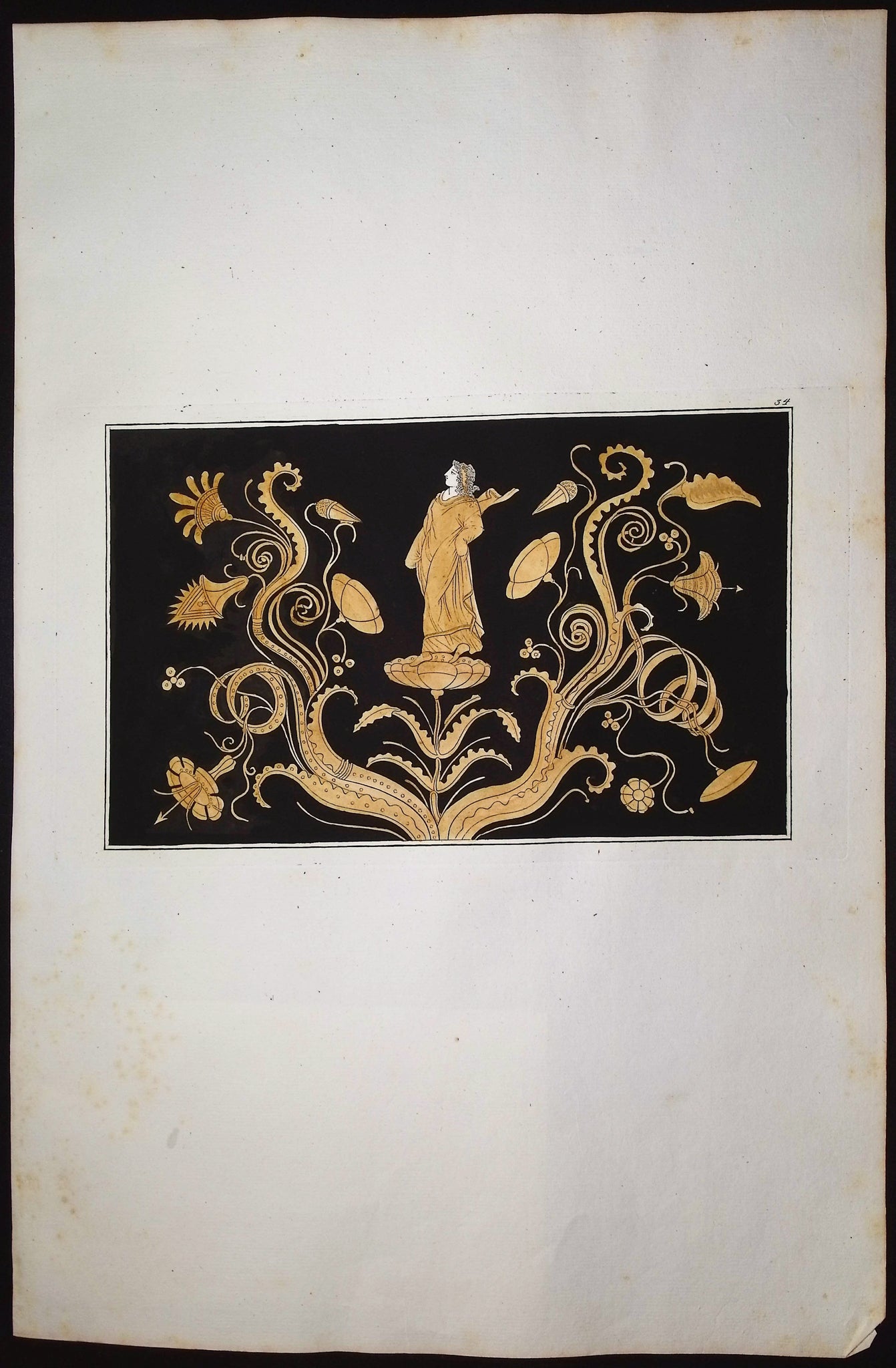 Engraving of a Painting from a Grecian Vase
