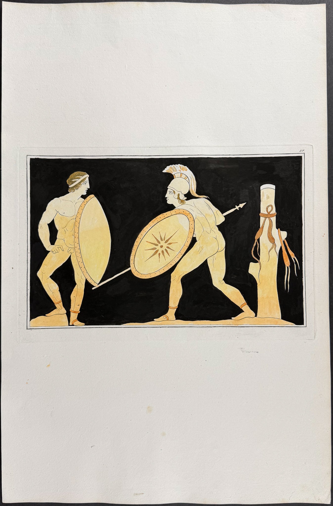 Engraving of a Painting from a Grecian Vase