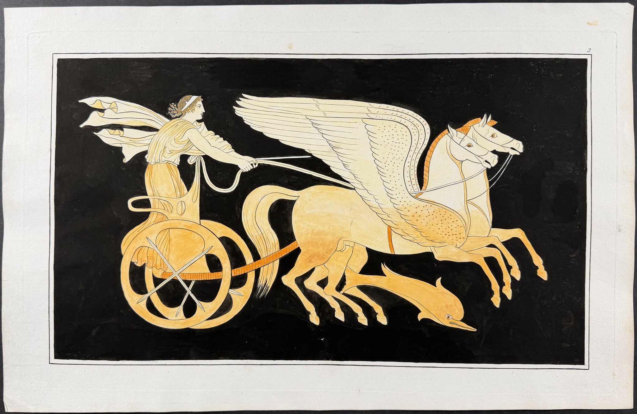 Engraving of a Painting from a Grecian Vase