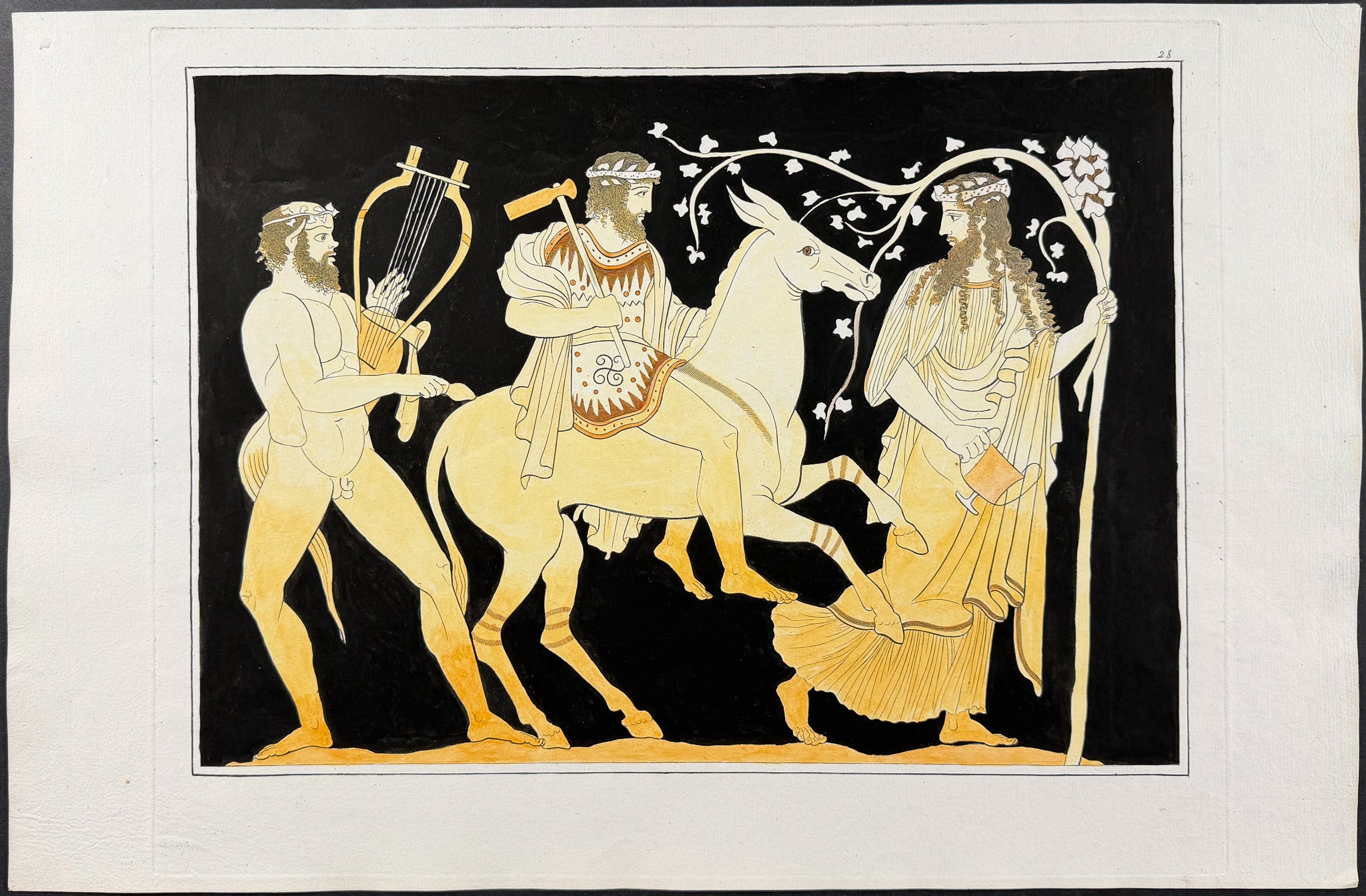 Engraving of a Painting from a Grecian Vase