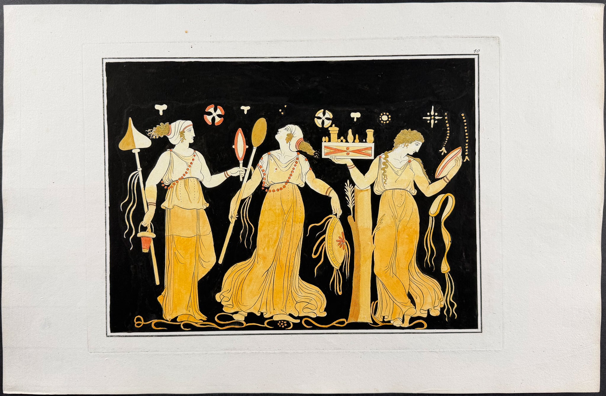 Engraving of a Painting from a Grecian Vase