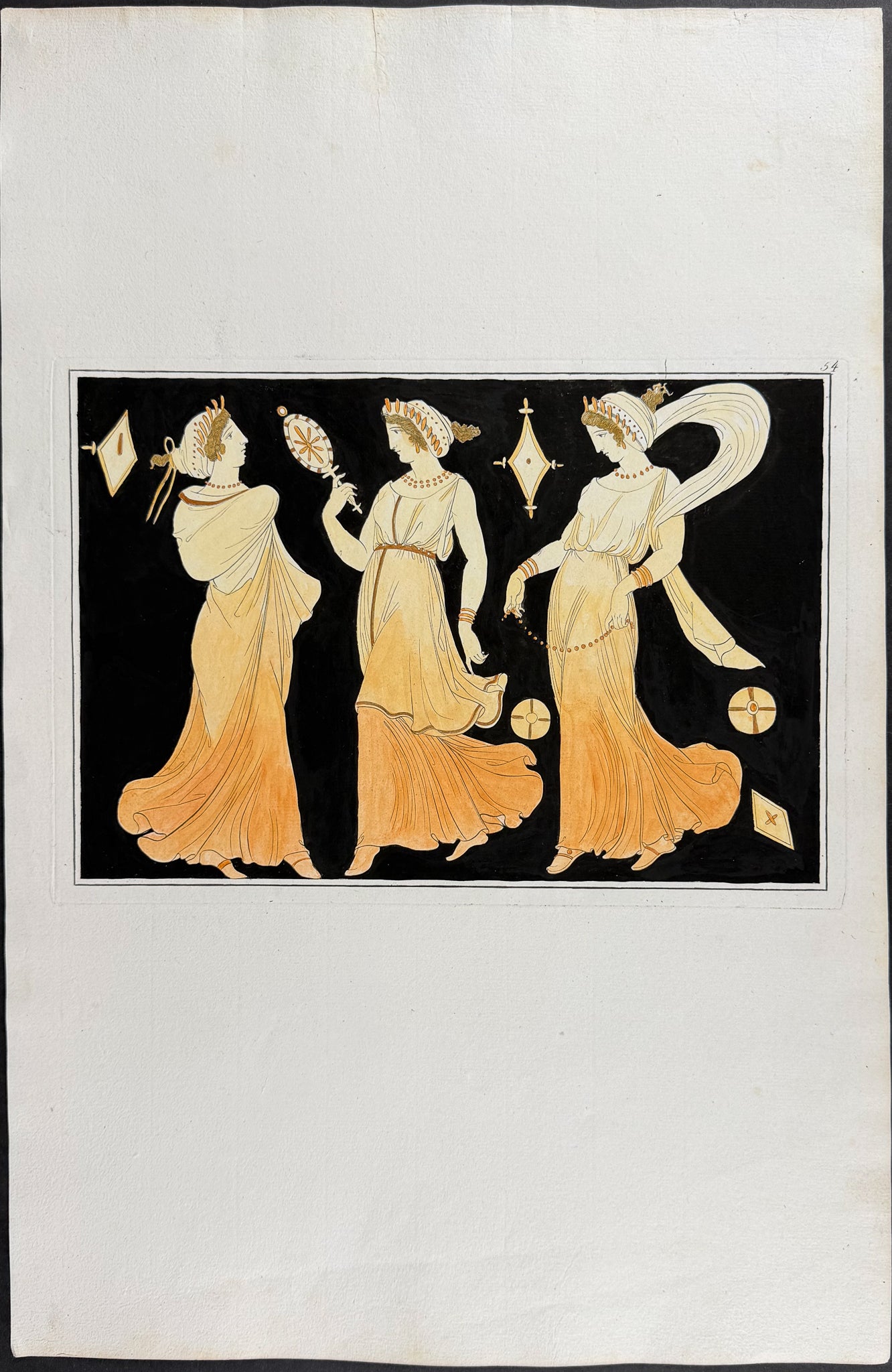 Engraving of a Painting from a Grecian Vase