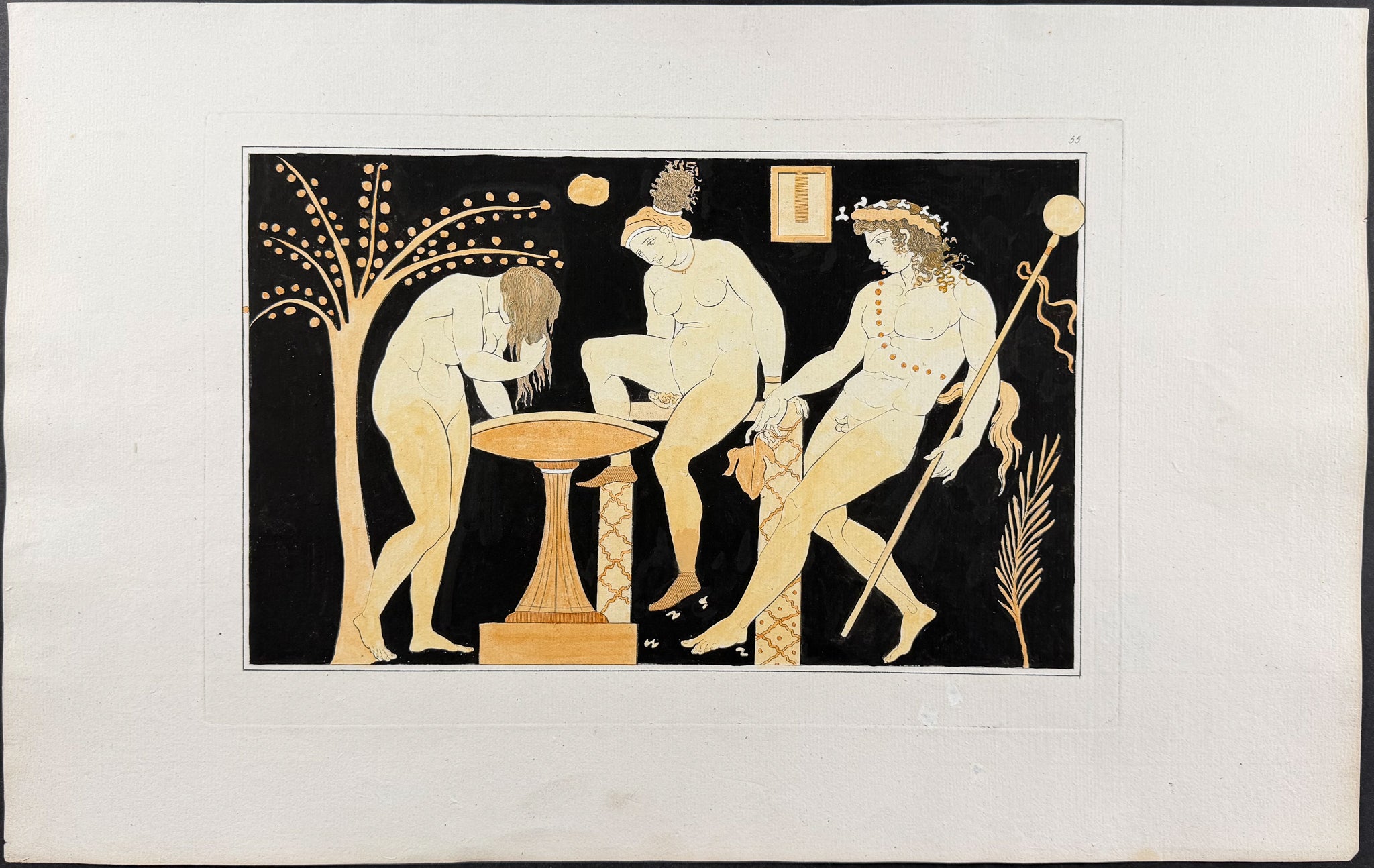 Engraving of a Painting from a Grecian Vase