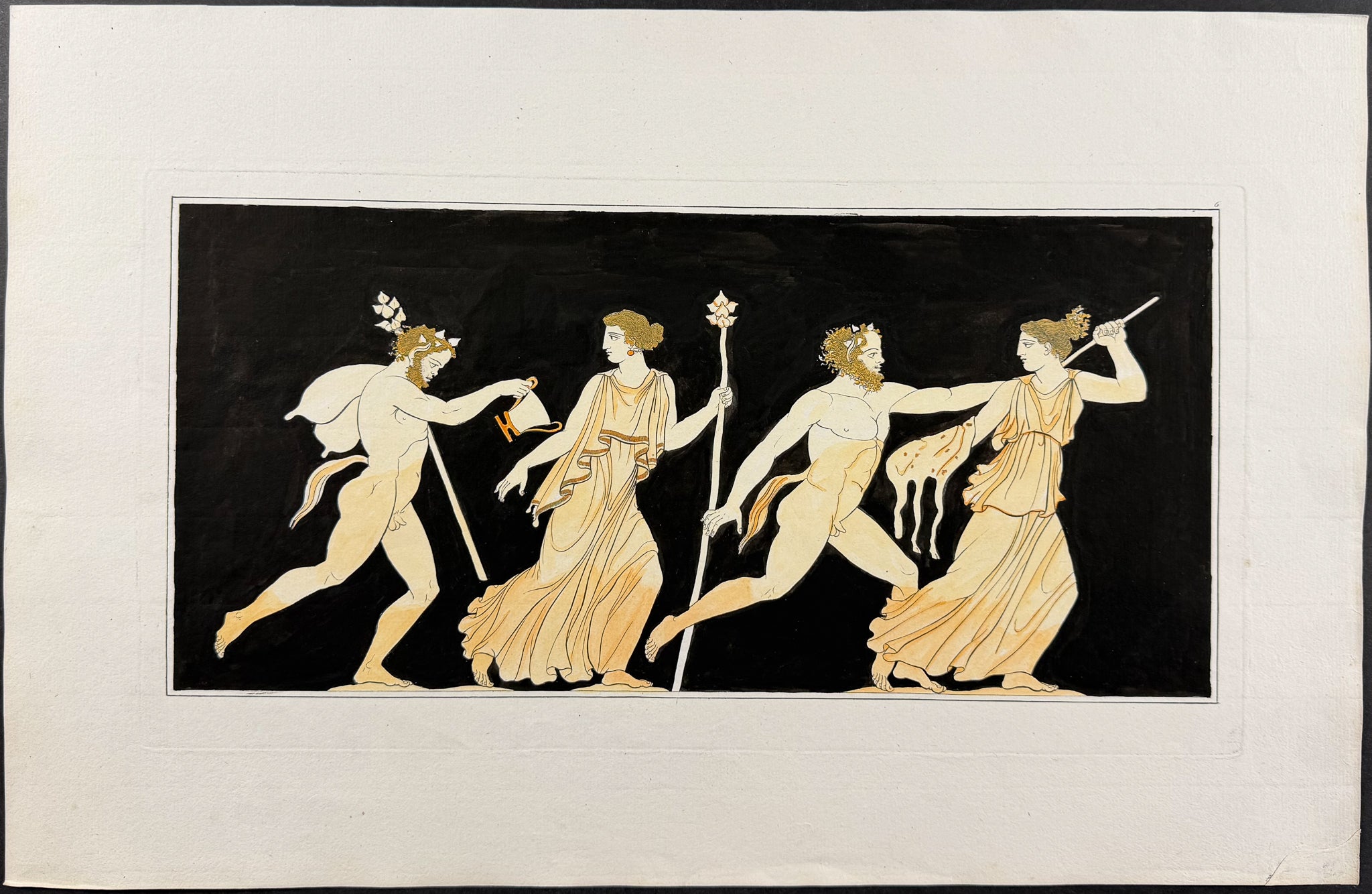 Engraving of a Painting from a Grecian Vase