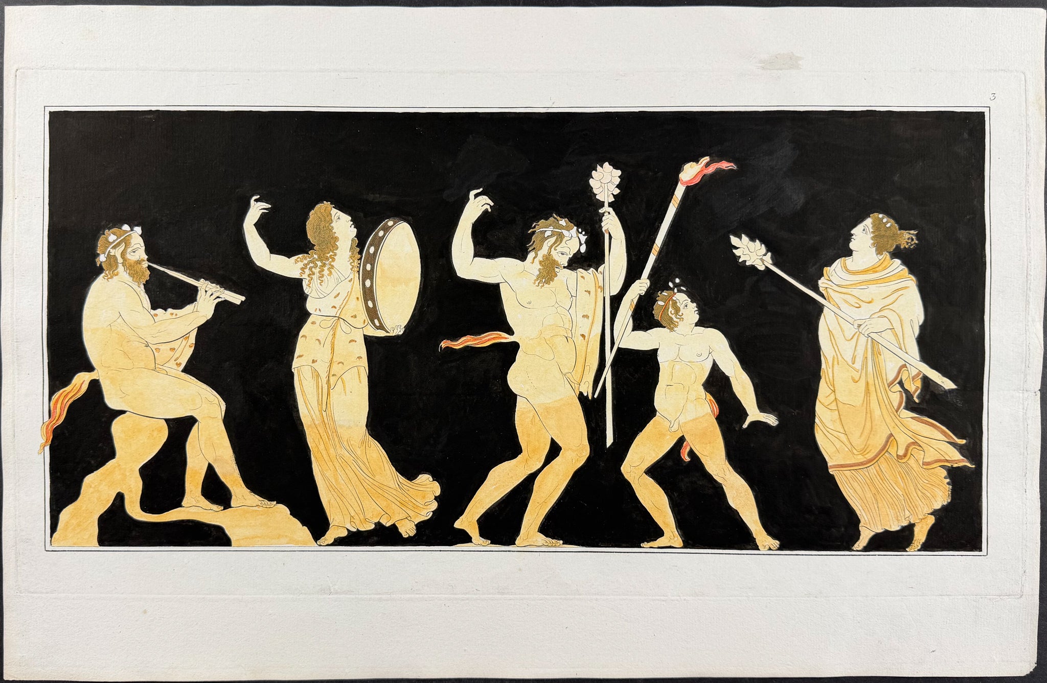 Engraving of a Painting from a Grecian Vase