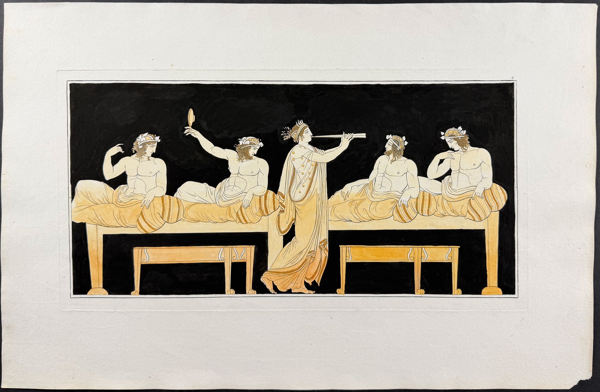 Engraving of a Painting from a Grecian Vase