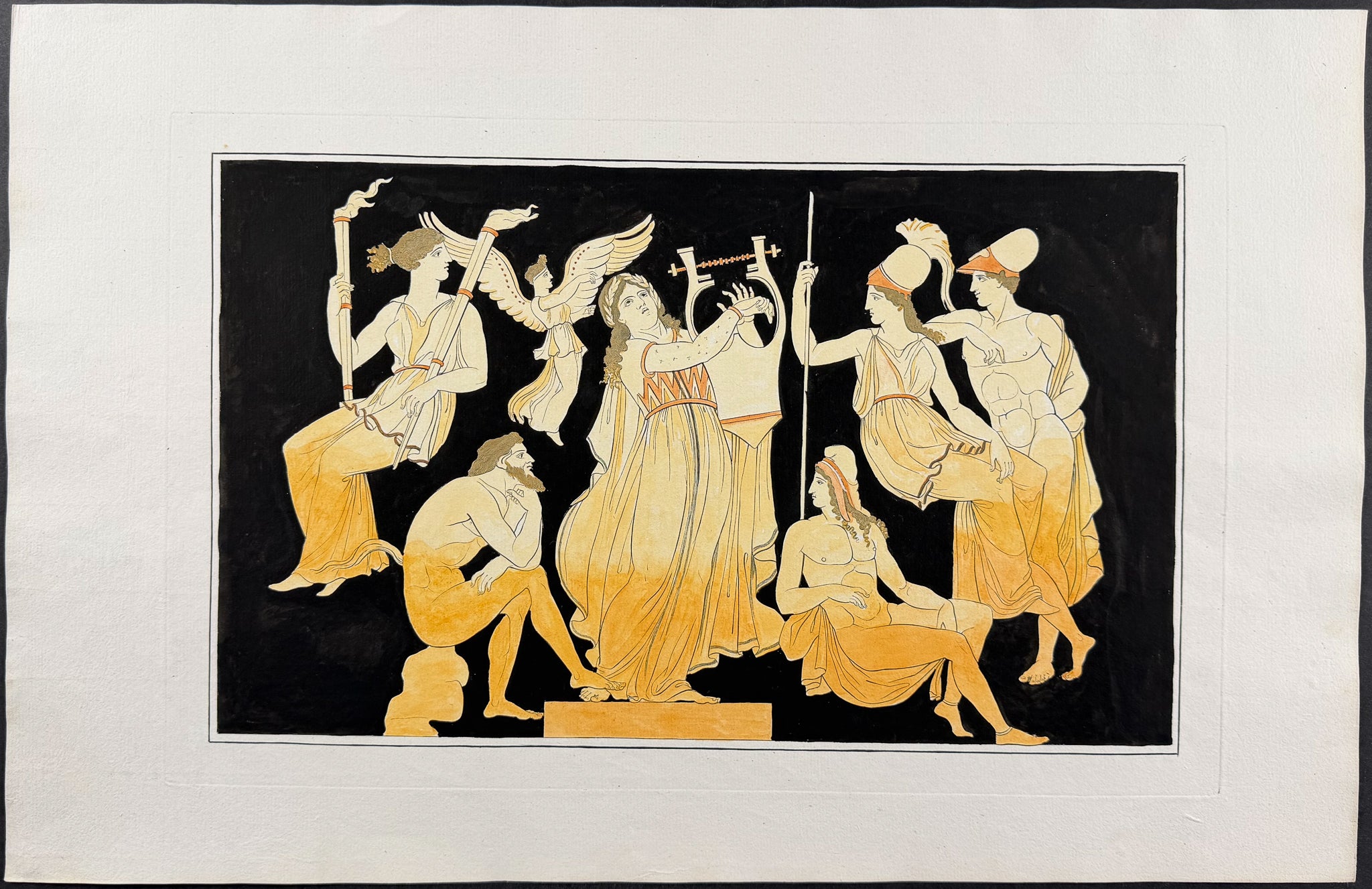 Engraving of a Painting from a Grecian Vase