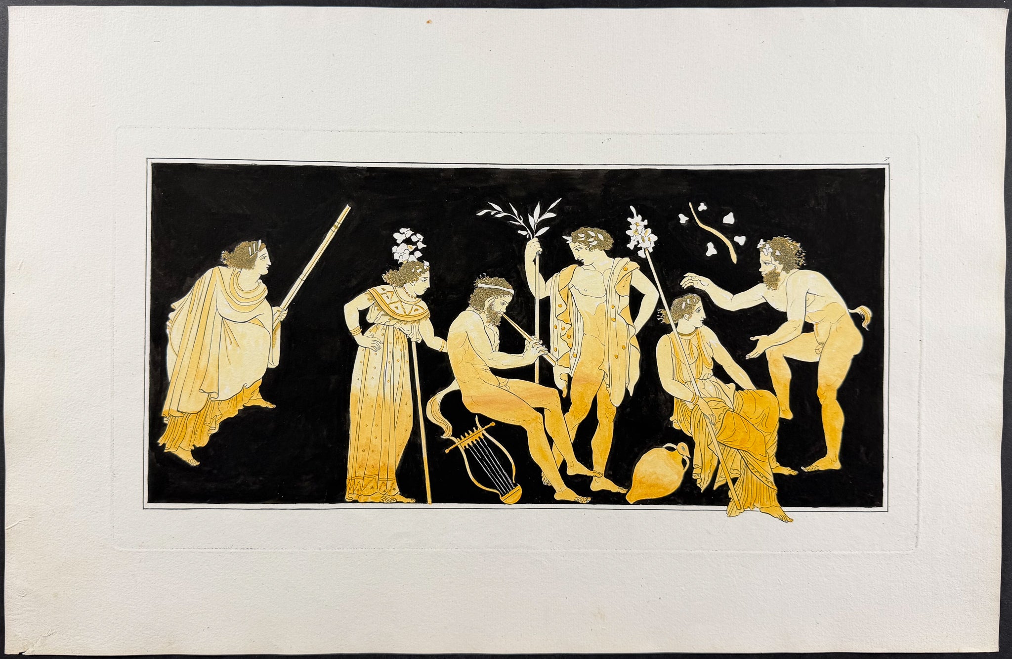 Engraving of a Painting from a Grecian Vase