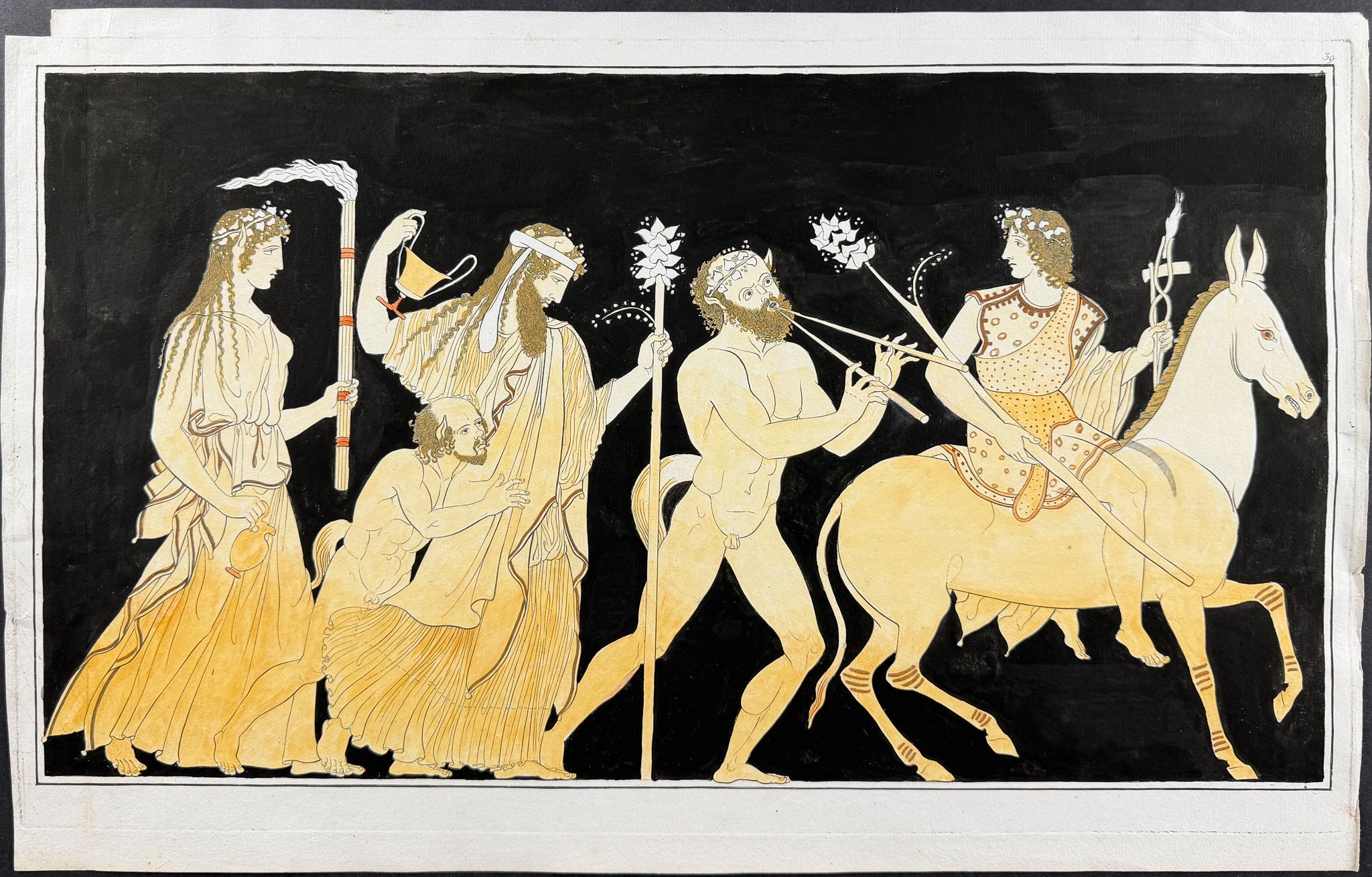 Engraving of a Painting from a Grecian Vase
