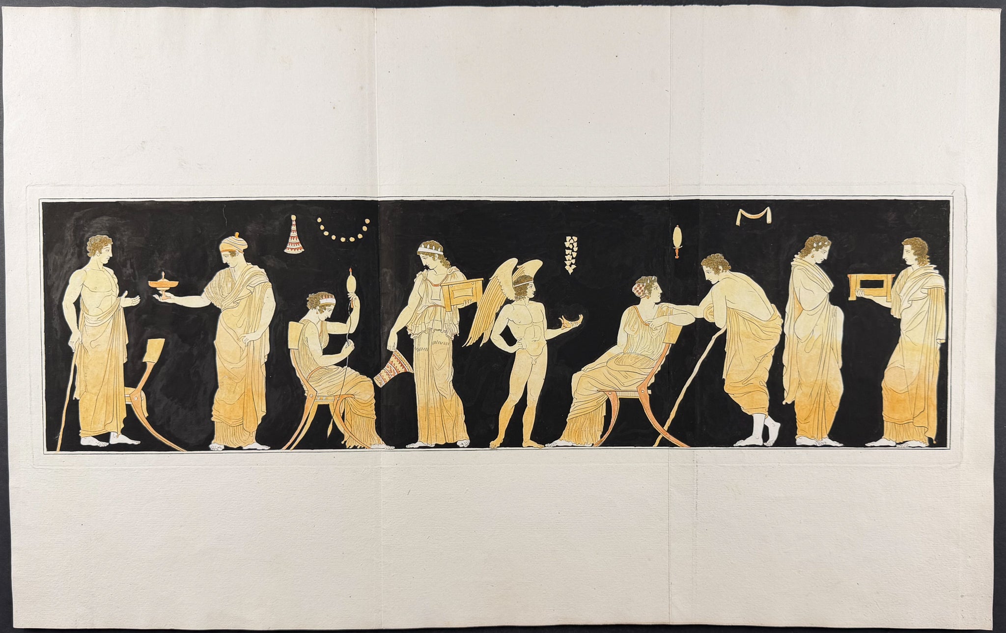 Engraving of a Painting from a Grecian Vase