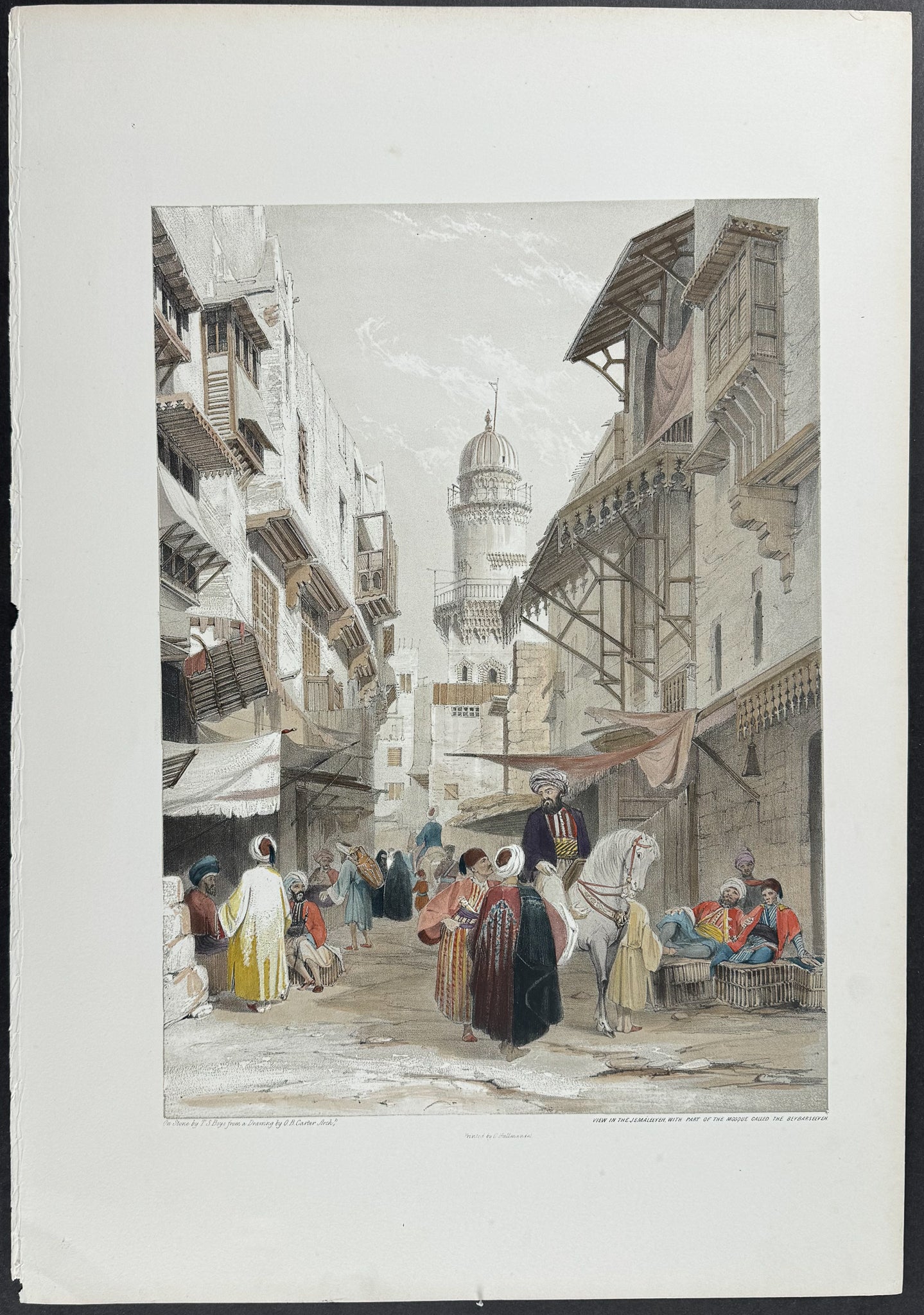 View in the Jemeleeyeh, with Part of the Mosque called the Beybarseeveh