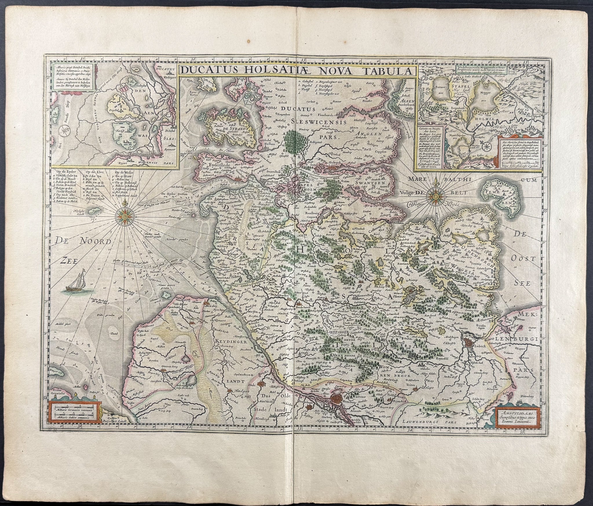 Map of Duchy of Holstein