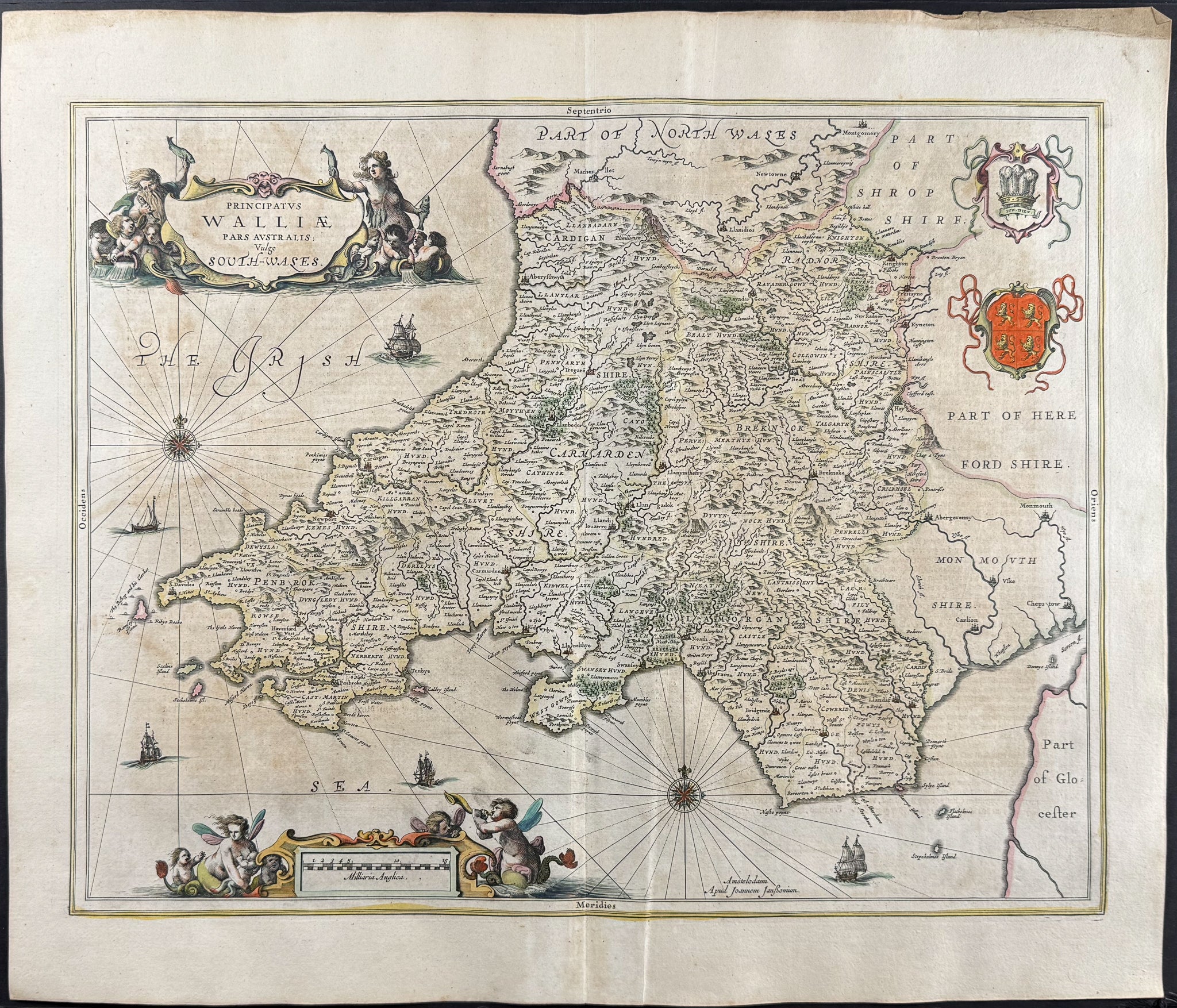 Map of Principality of Wales