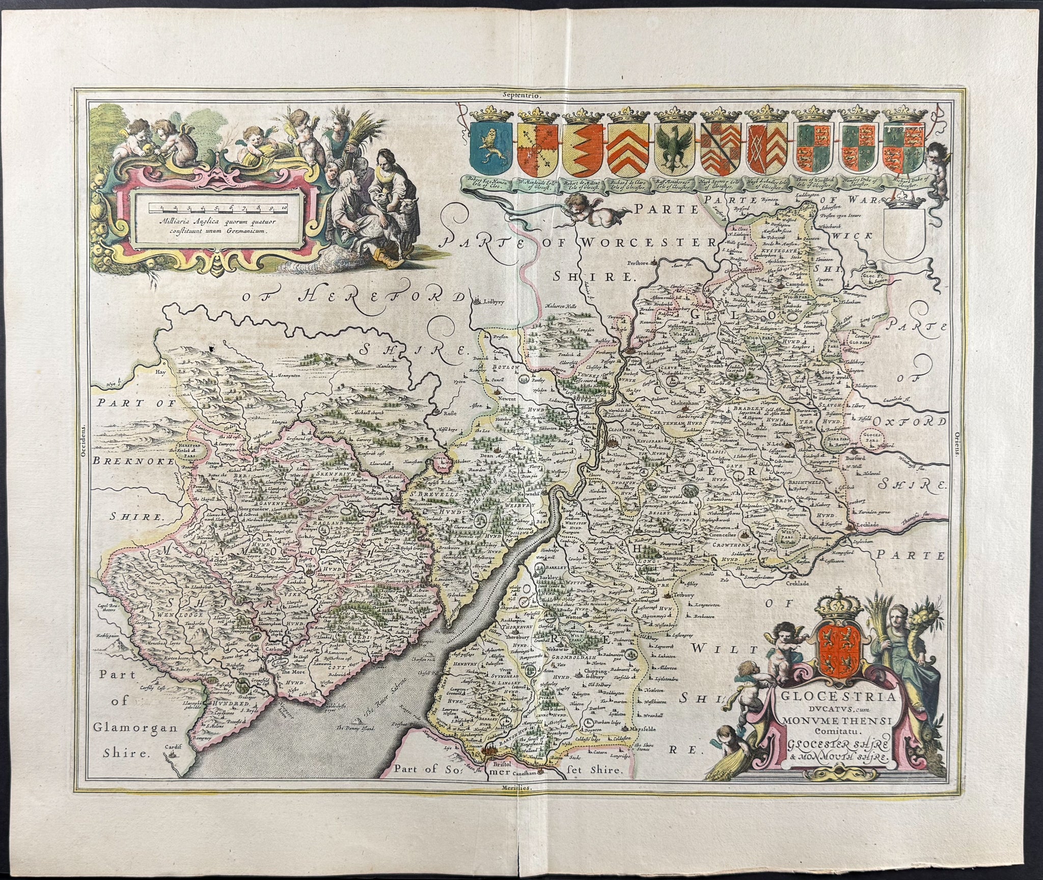 Map of Gloucester, England