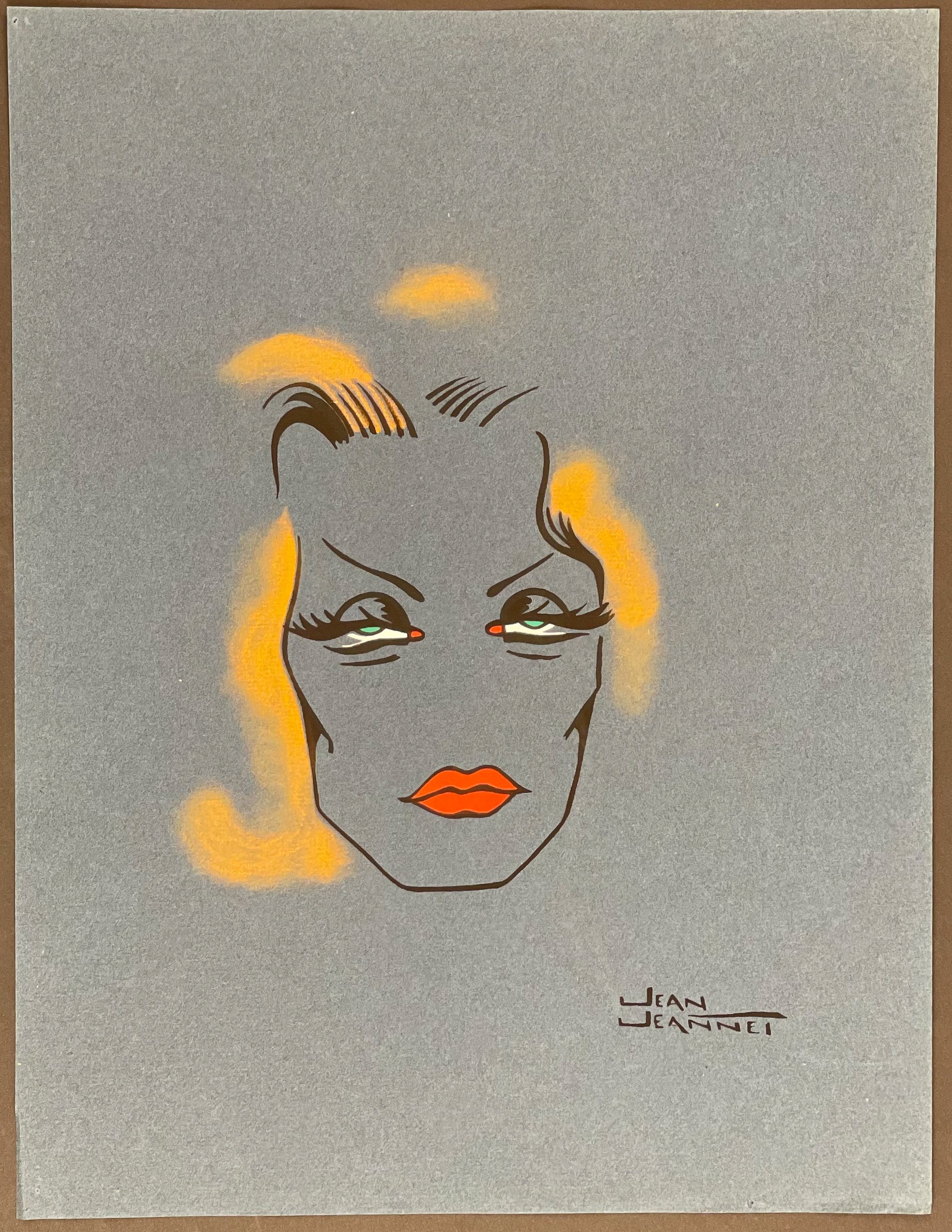 Homme ne puis. Femme ne daigne. Vamp Suis. Marlene. - "Man can't then. Woman does not deign. Vamp Am. Marlène."