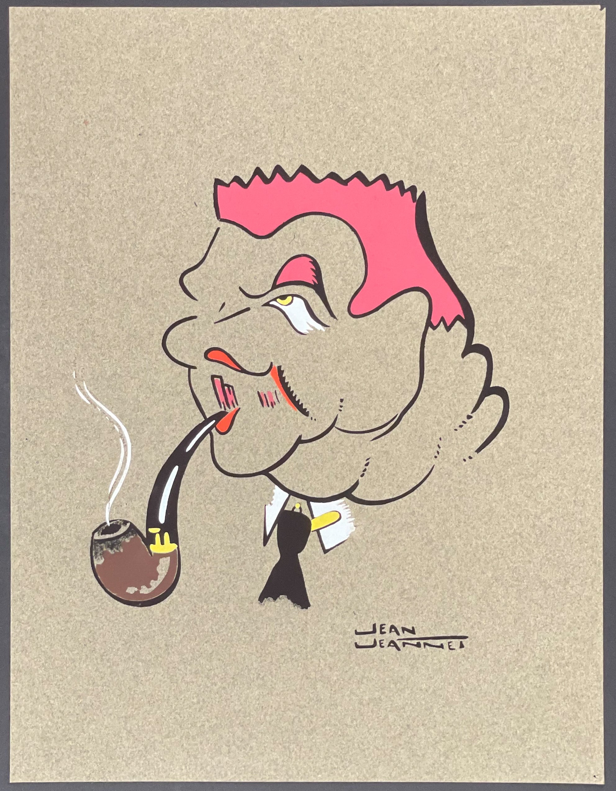 Herriot a du talent - En litterature s'entend - Mais, que c'est triste, Pour vivre il se fit ministre - "Herriot has talent - In literature of course - But, how sad, To live he became a minister"