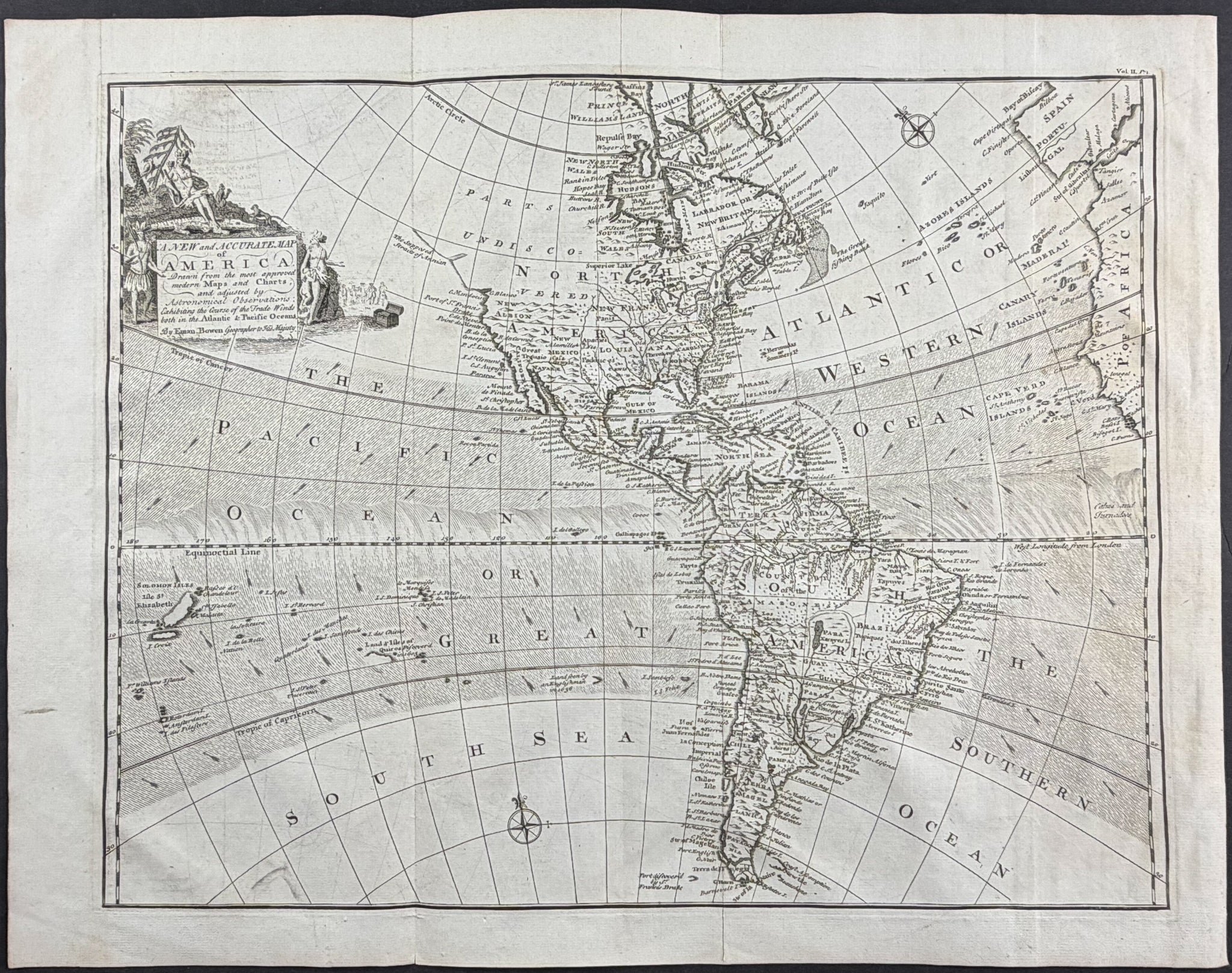 Map of the Americas