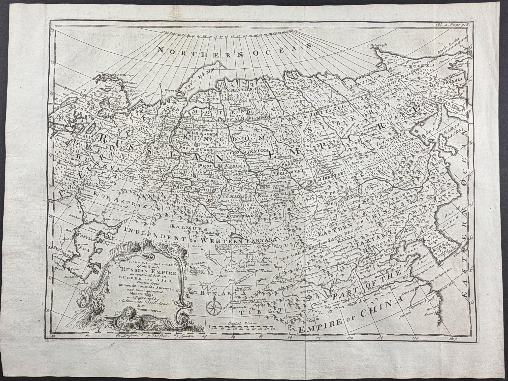 Map of the Russian Empire