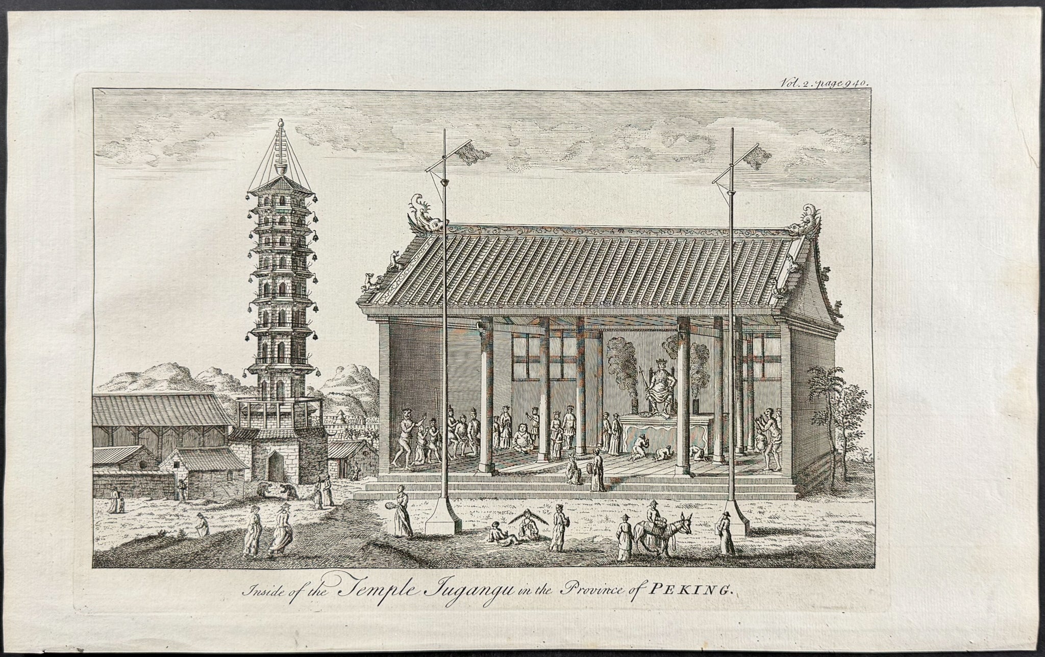 View of a Temple in Beijing