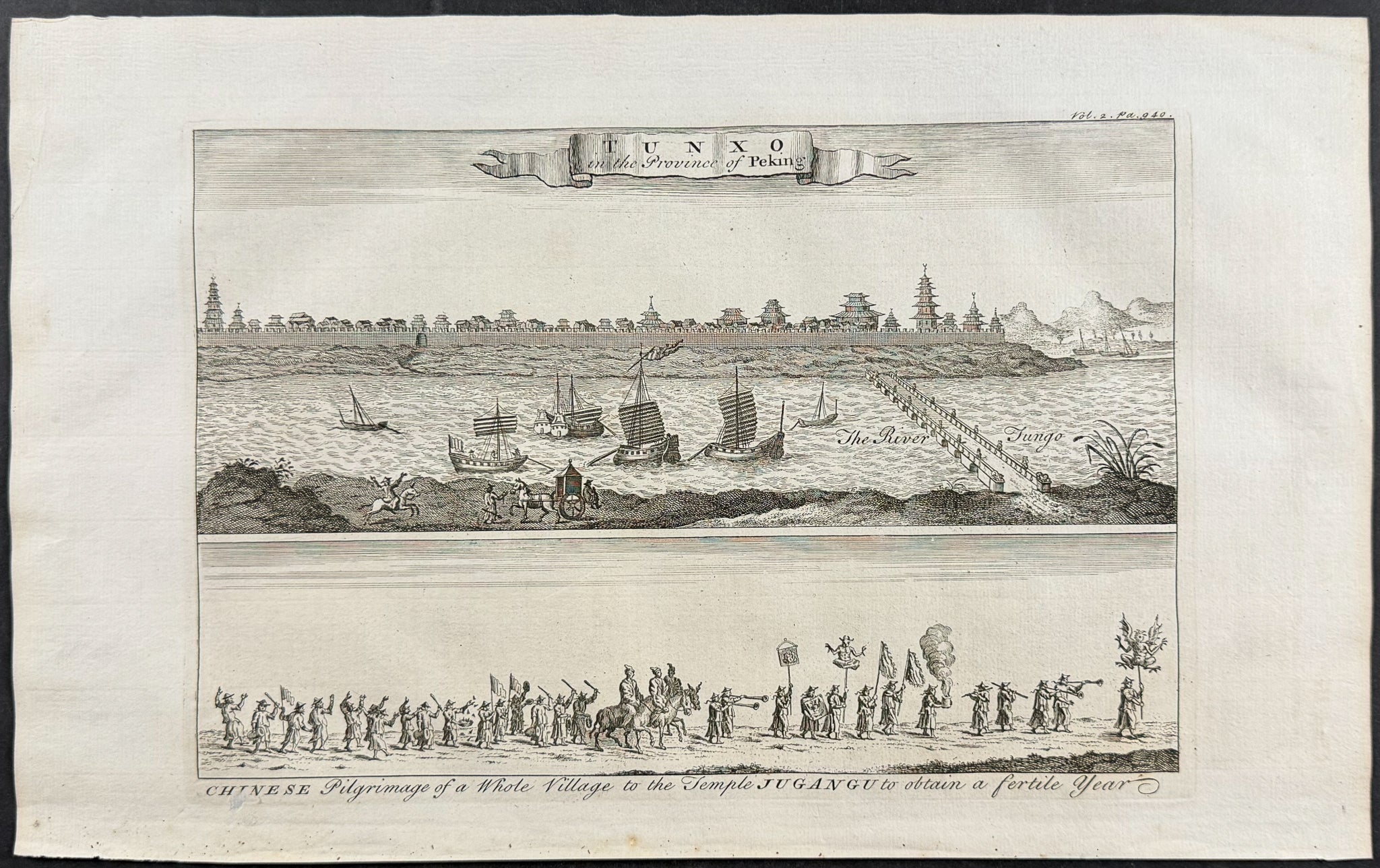 View of Chinese City Tunxo, and Chinese Pilgrimage