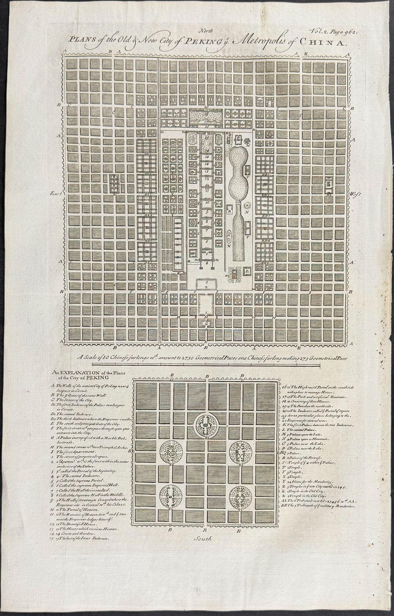 City Plan of Old and New Beijing