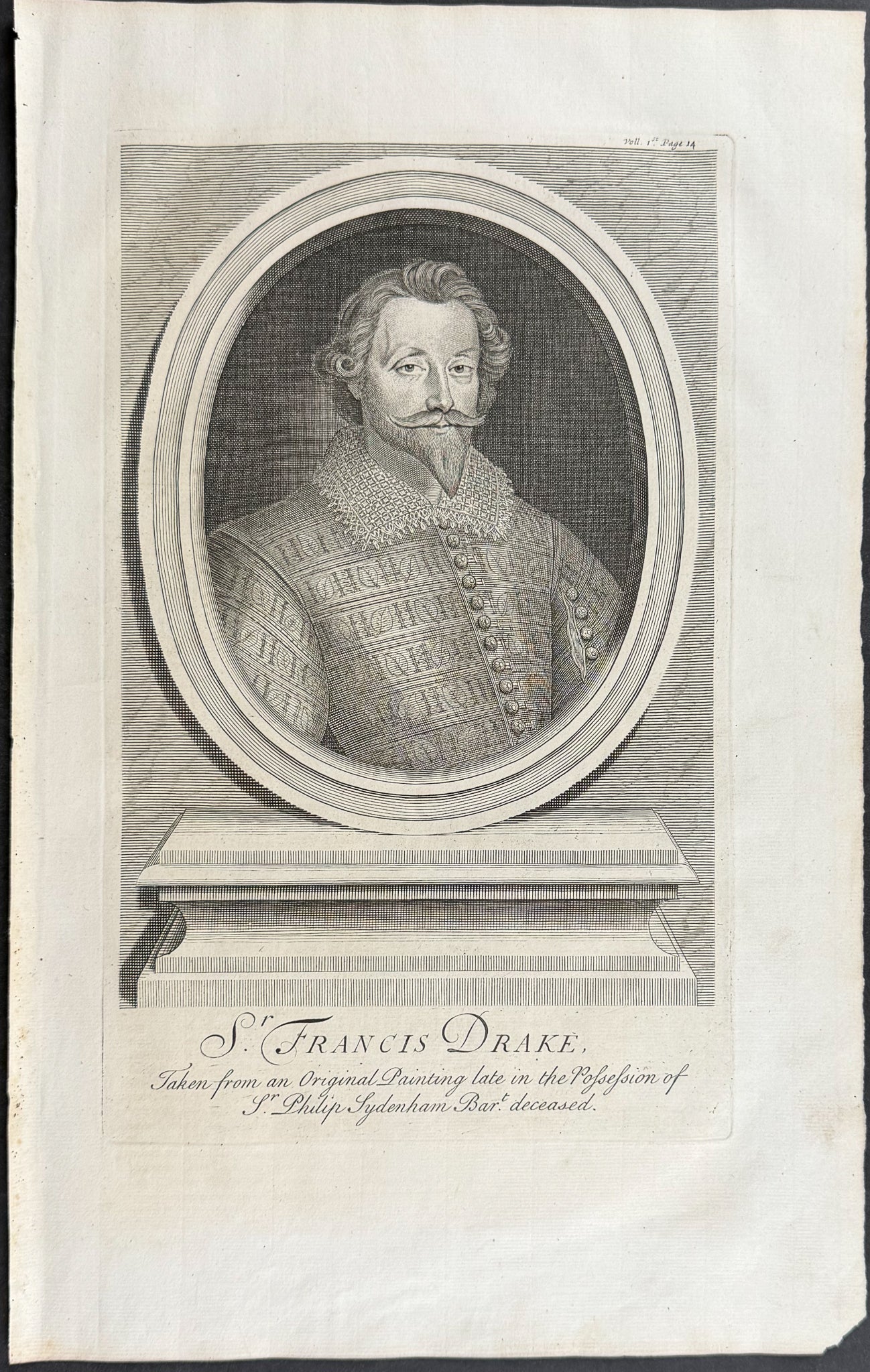 Portrait of Sir Francis Drake