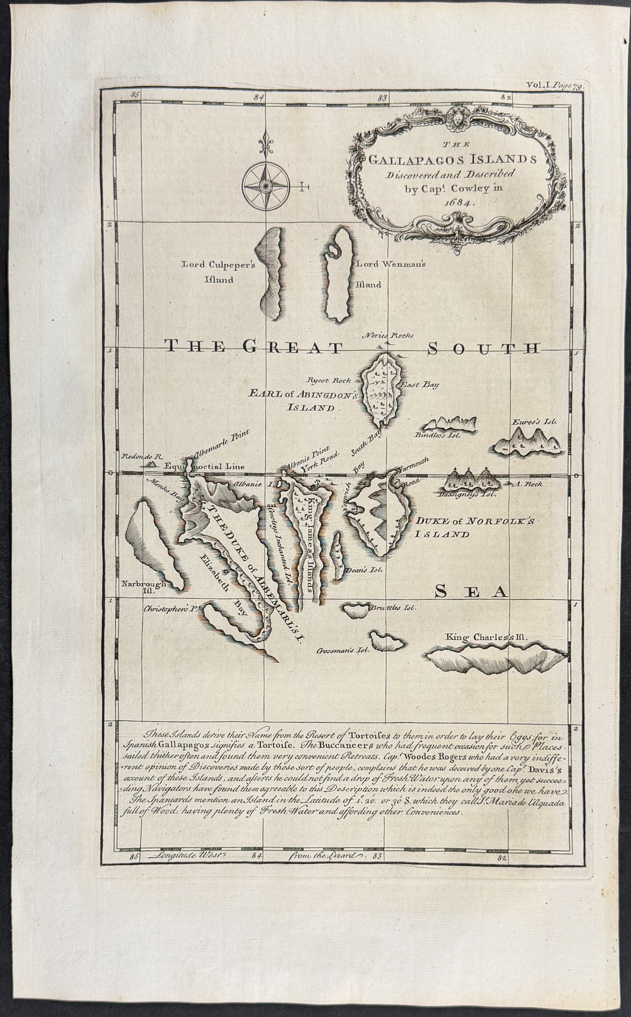 Map of the Galapagos Islands