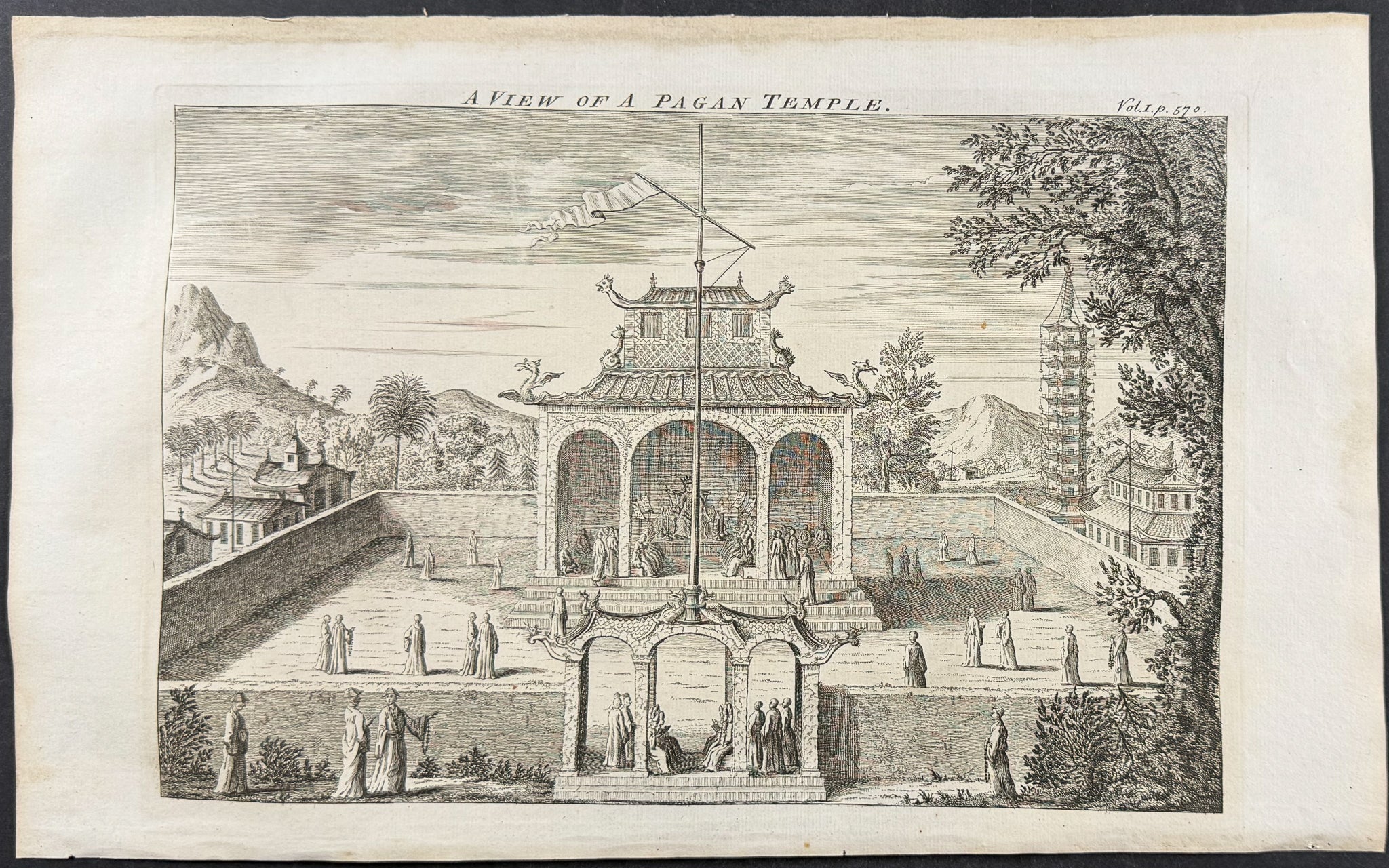 View of a Buddhist Temple