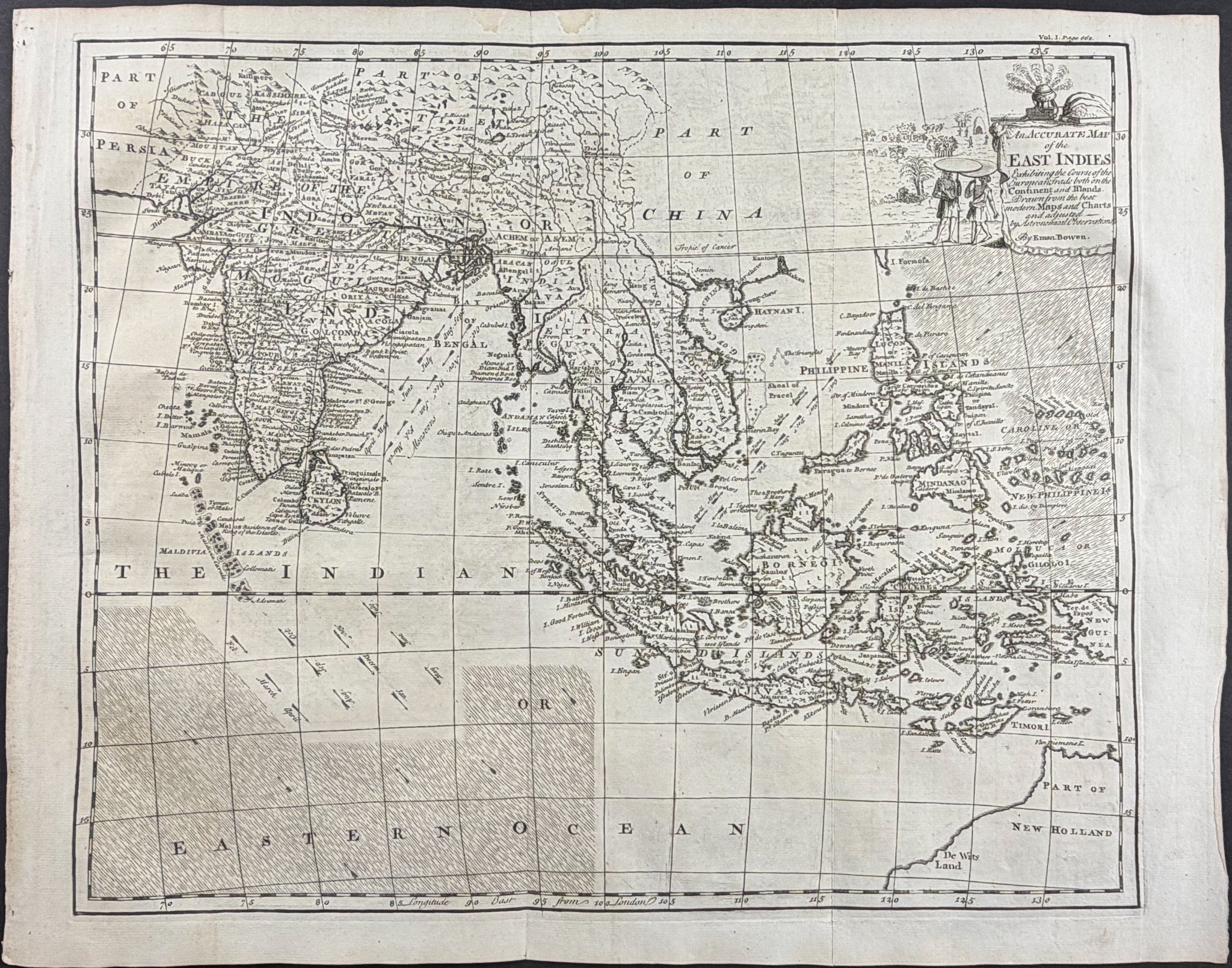 Map of India & Southeast Asia
