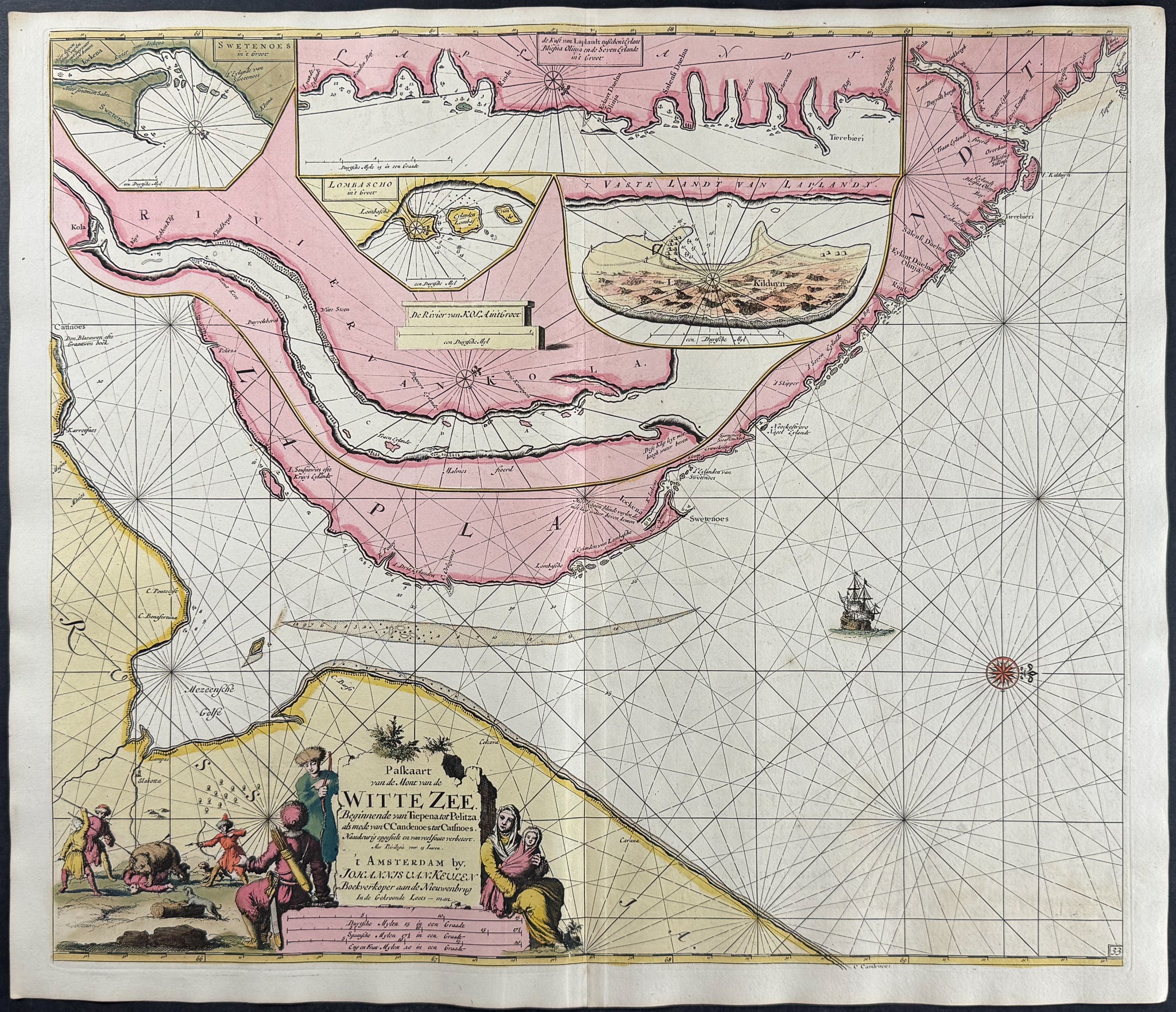 Map of the Barents Sea