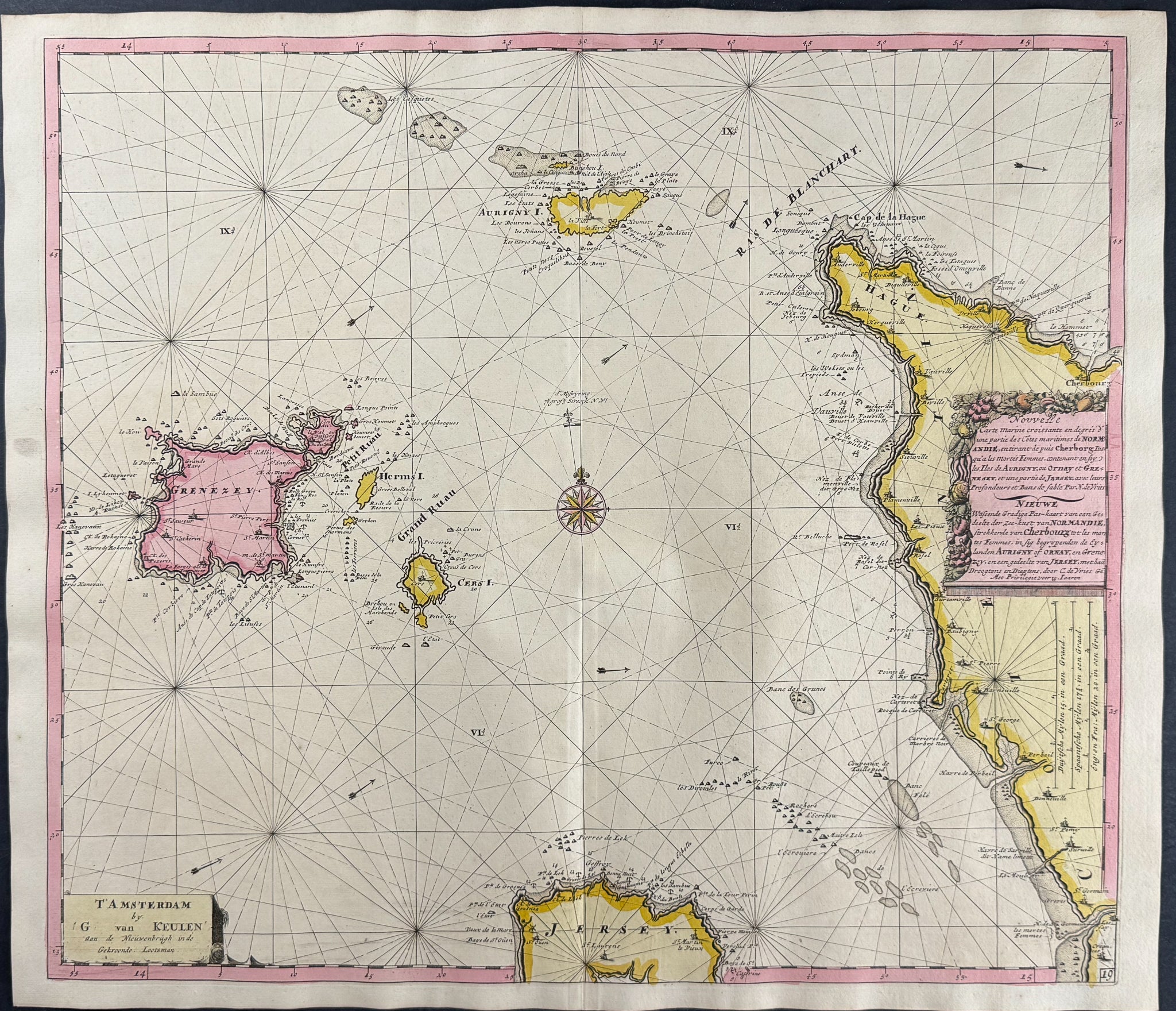 Sea Chart of Channel Islands