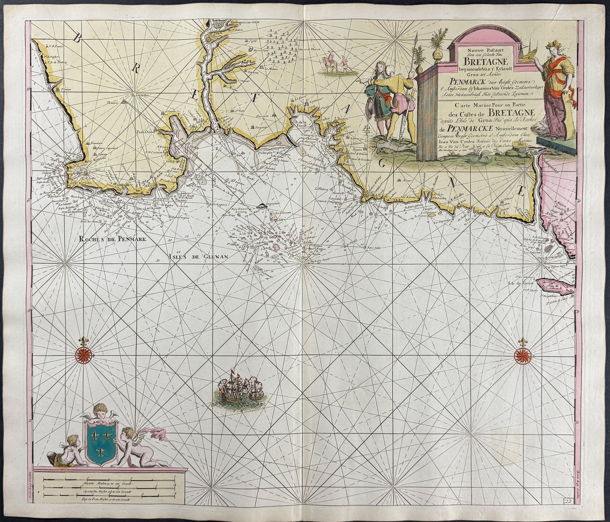 Coastal Chart of Brittany